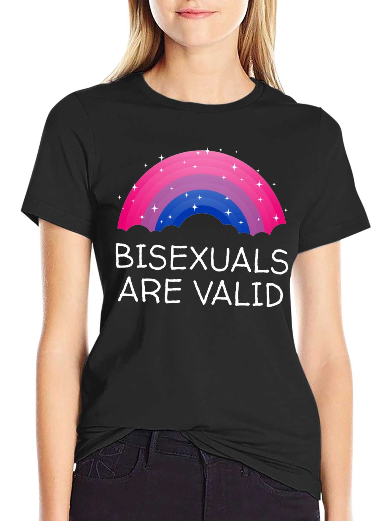 Bisexuals Are Valid Rainbow Pride T-Shirt