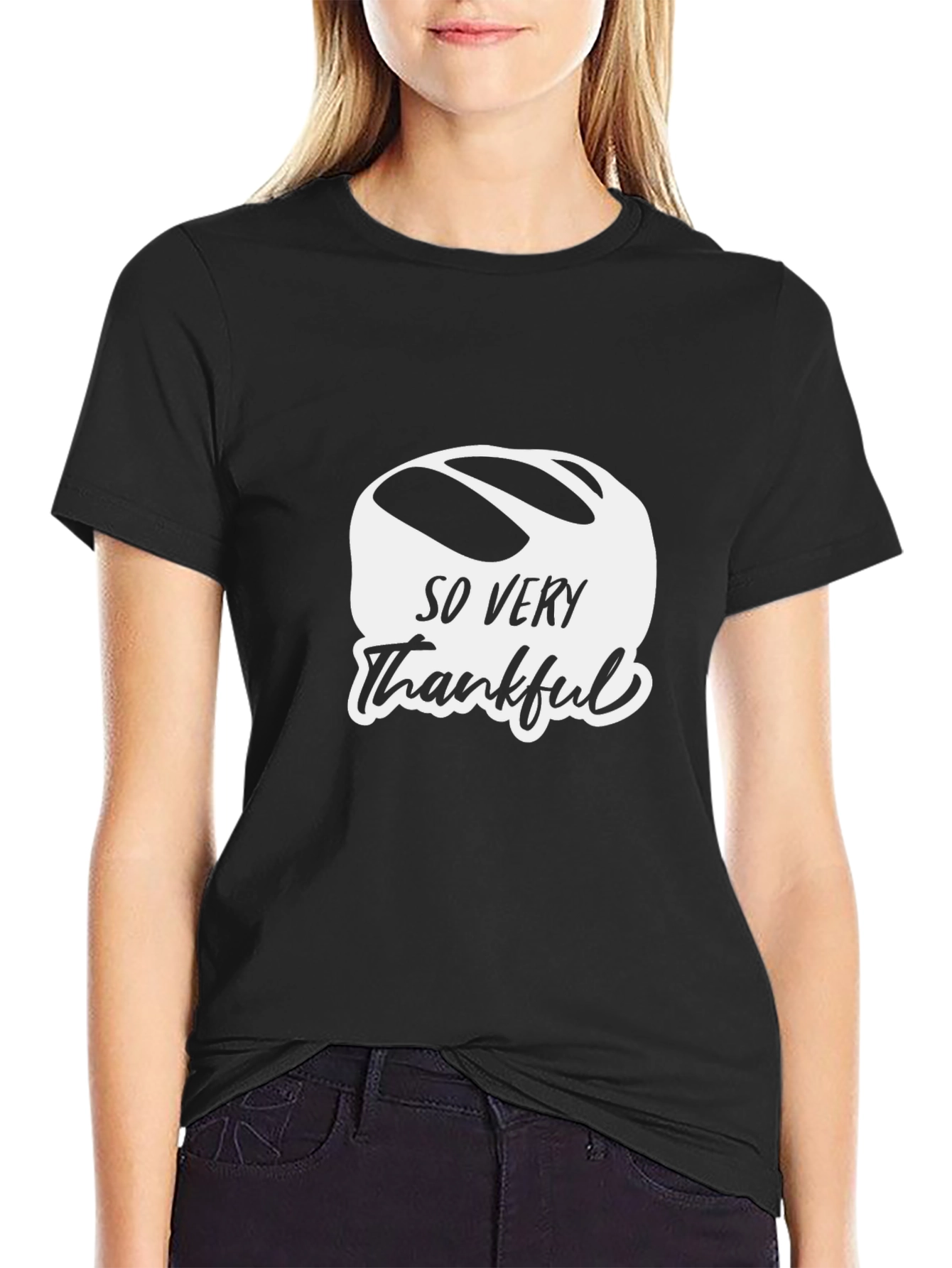 So Very Thankful T-Shirt - Black