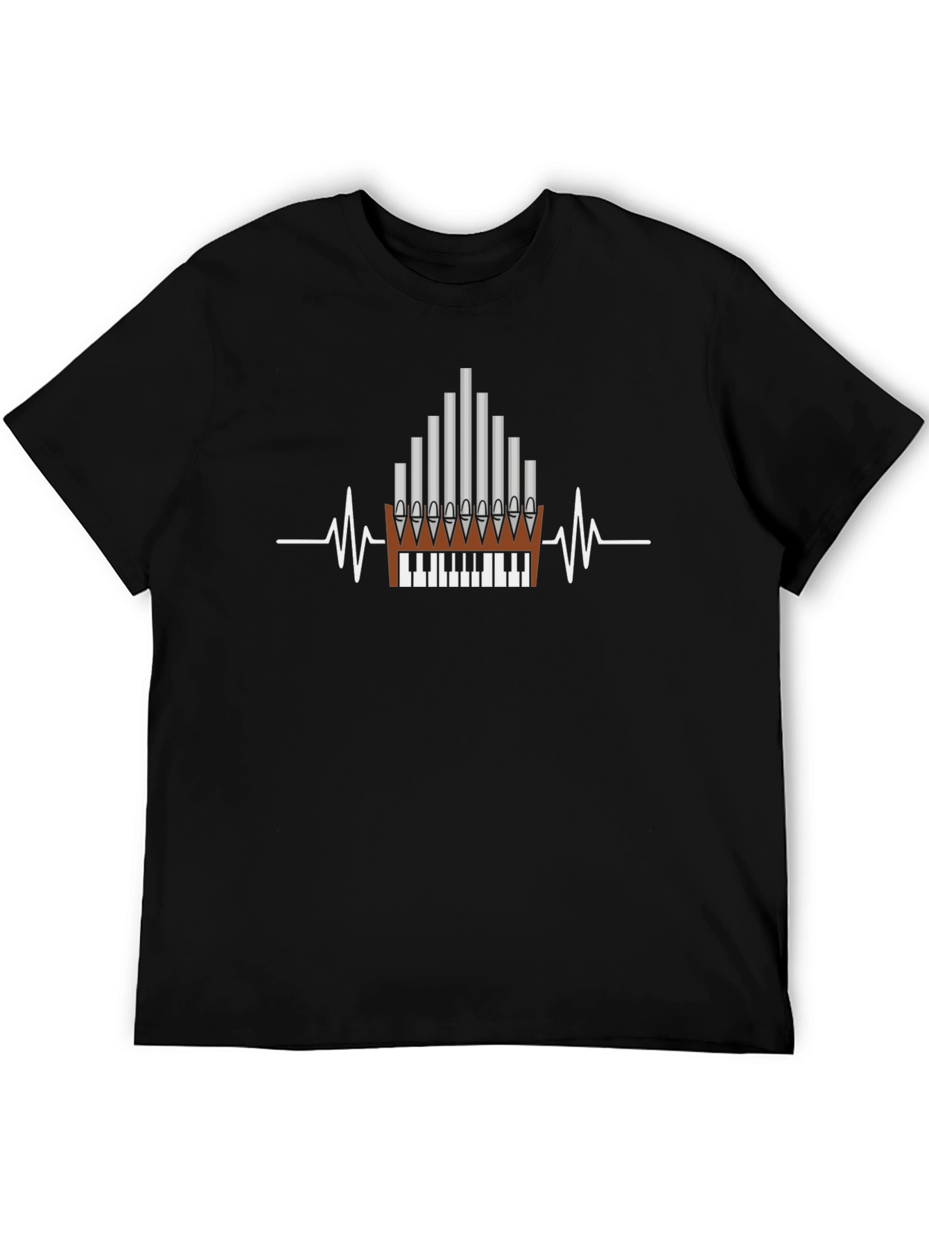 Organ Heartbeat T-Shirt - Musical Pulse