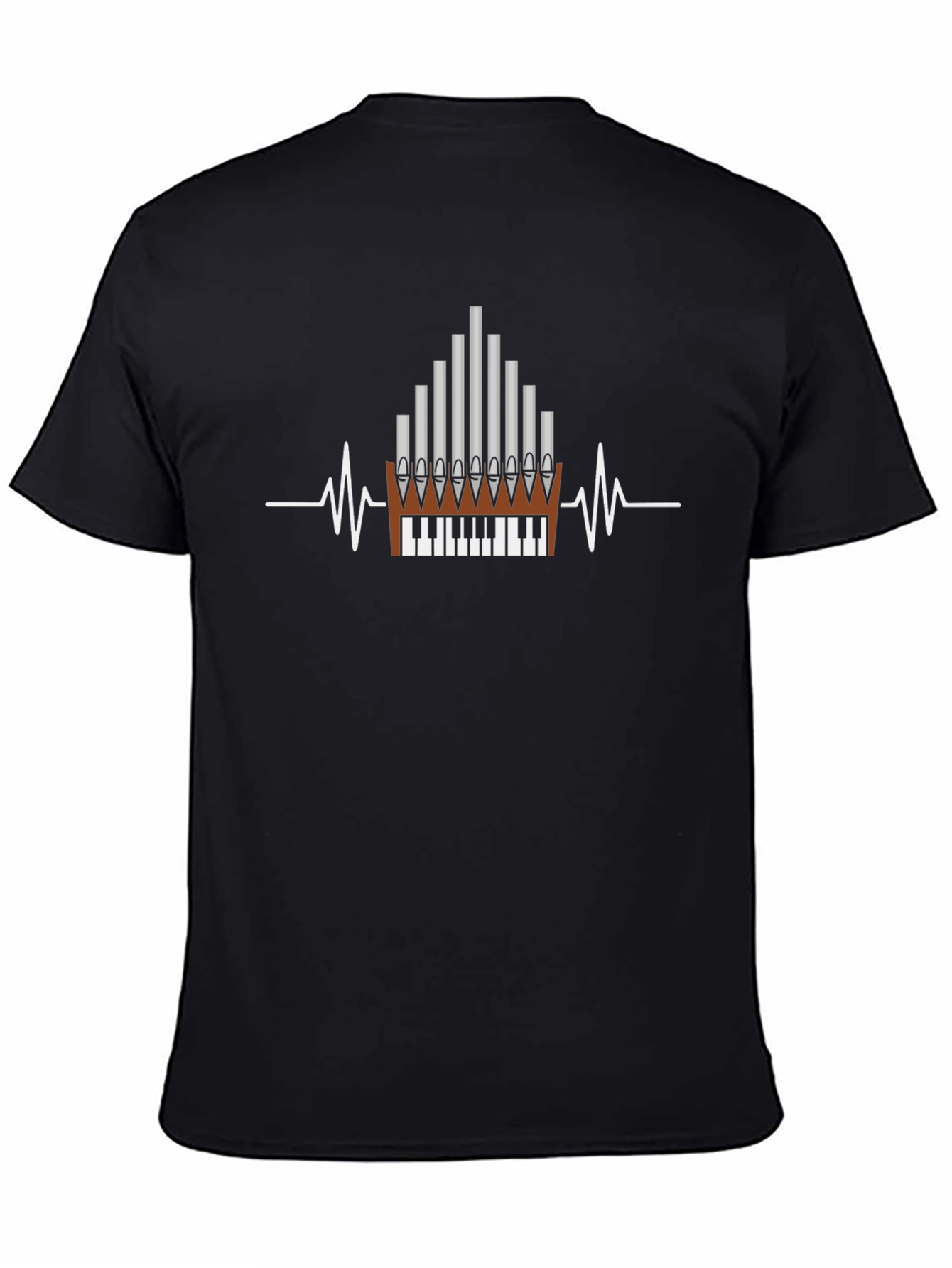 Organ Heartbeat T-Shirt - Musical Pulse