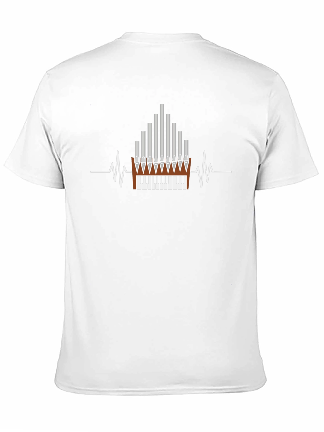 Organ Heartbeat T-Shirt - Musical Pulse