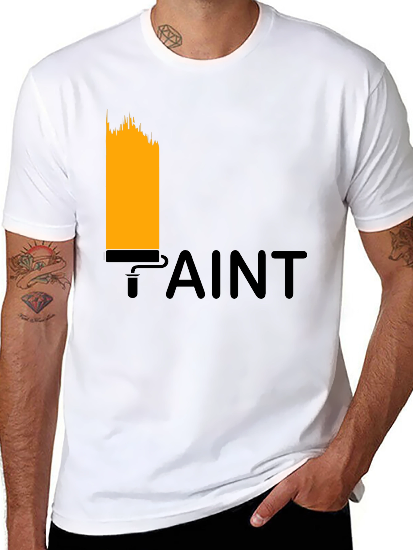 Paint Roller T-Shirt - Artistic Graphic Tee