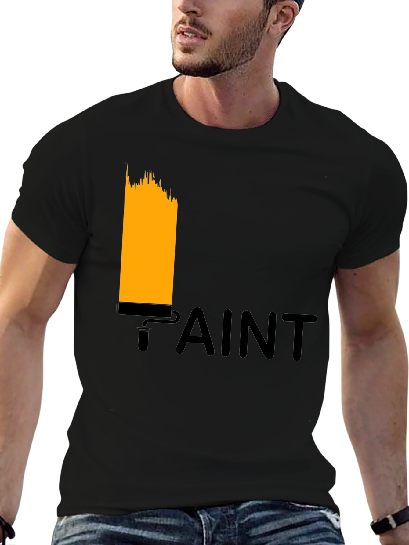 Paint Roller T-Shirt - Artistic Graphic Tee