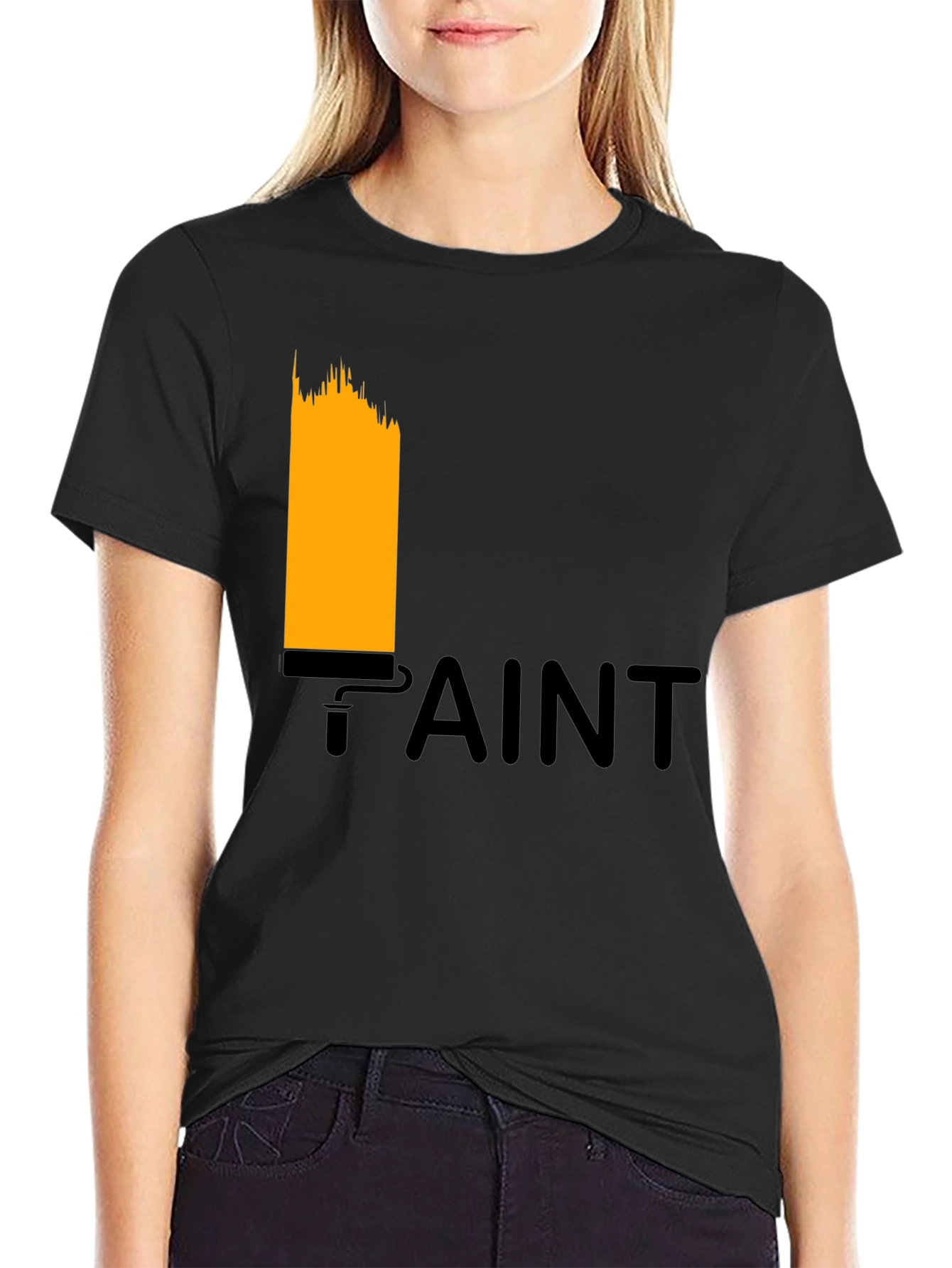 Paint Roller T-Shirt - Artistic Graphic Tee