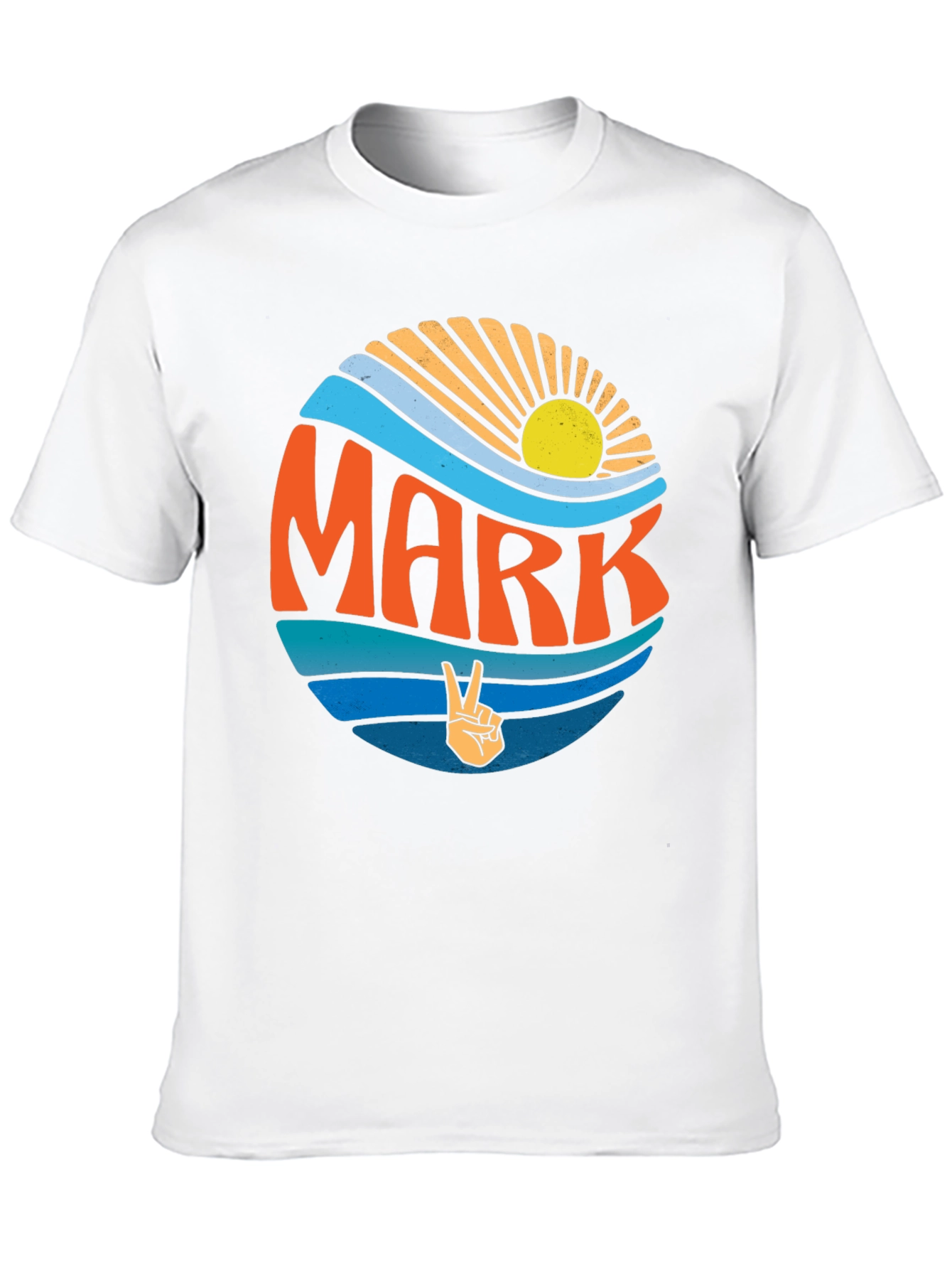 Retro MARK Graphic Tee - Peace & Sunshine