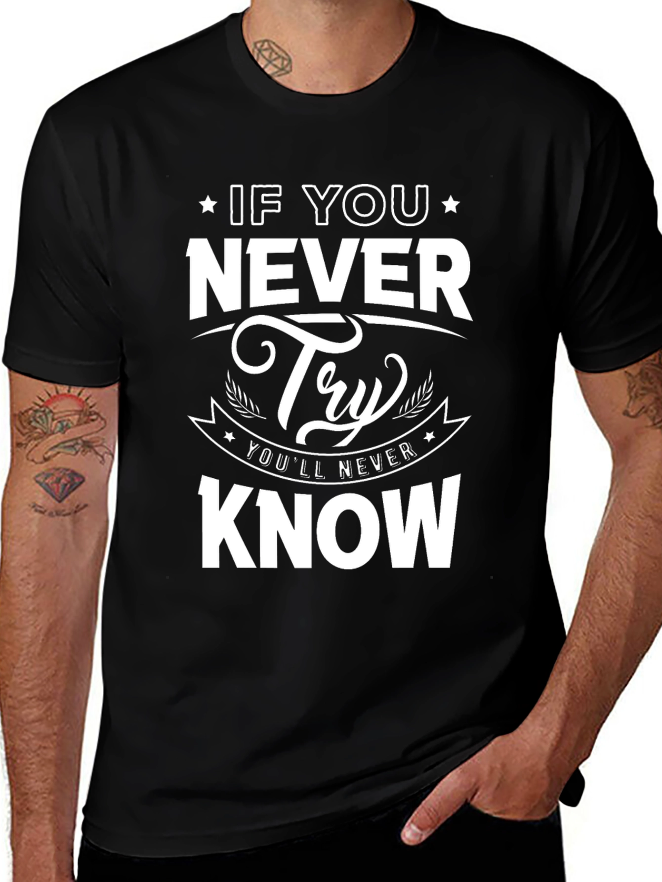Never Try Never Know Graphic Tee