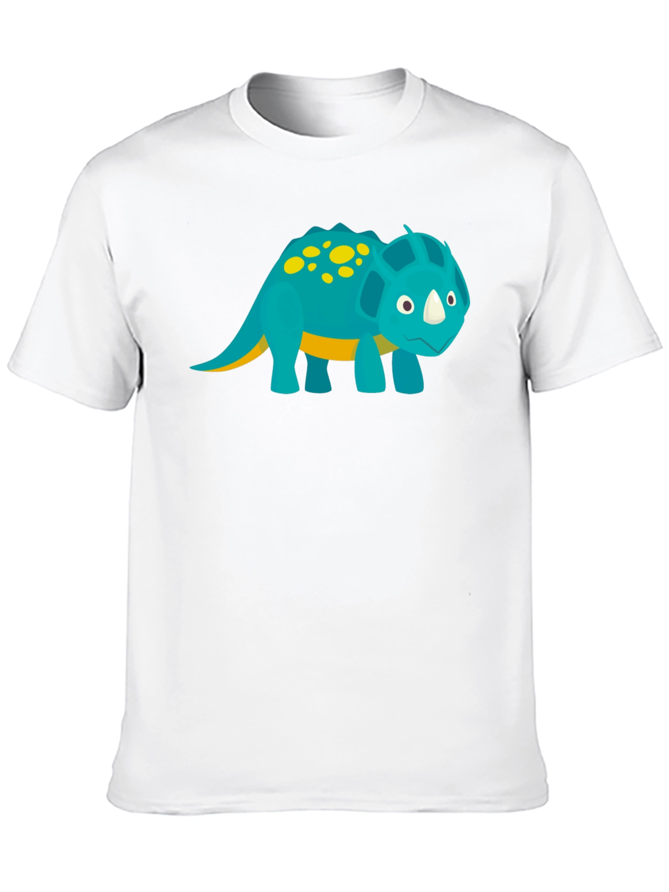 Dino Graphic Tee - Black Cotton T-Shirt