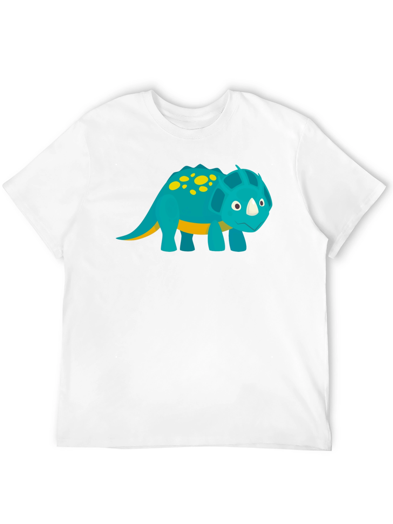 Dino Graphic Tee - Black Cotton T-Shirt