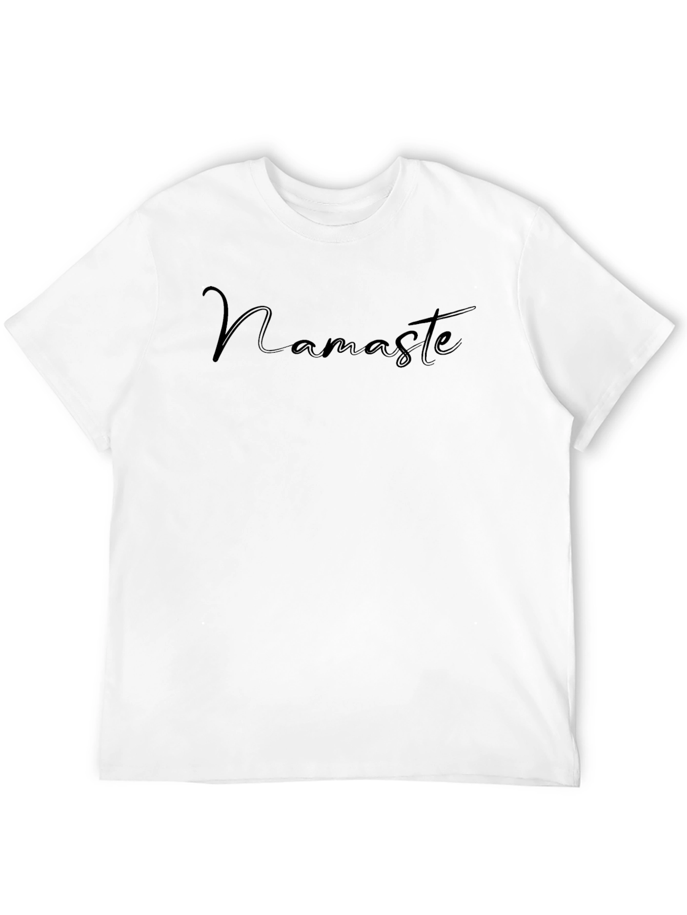 Namaste Black T-Shirt - Relaxed Fit