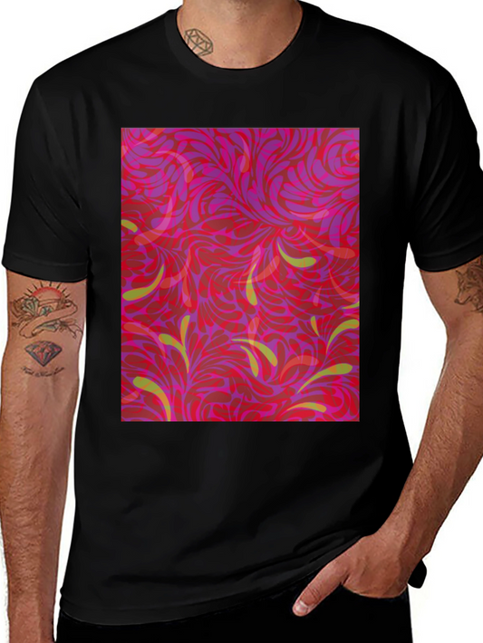 Abstract Floral T-Shirt