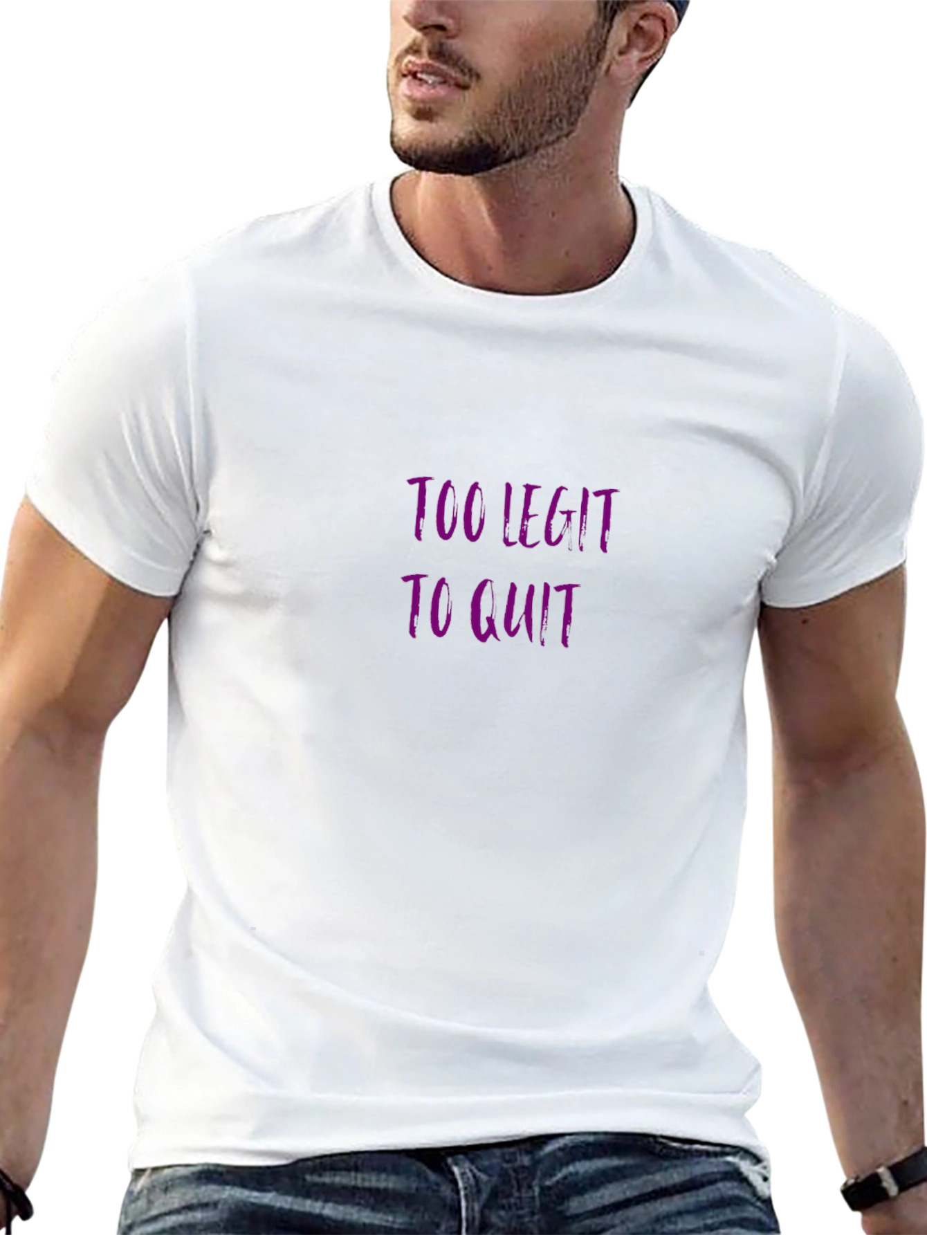 Too Legit To Quit Black T-Shirt