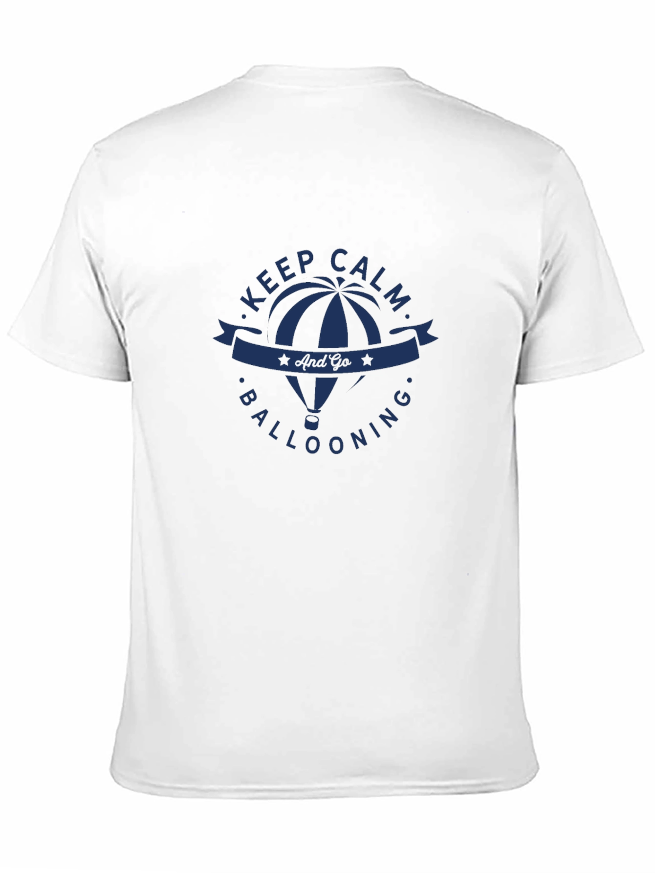 Keep Calm and Go Ballooning Black T-Shirt