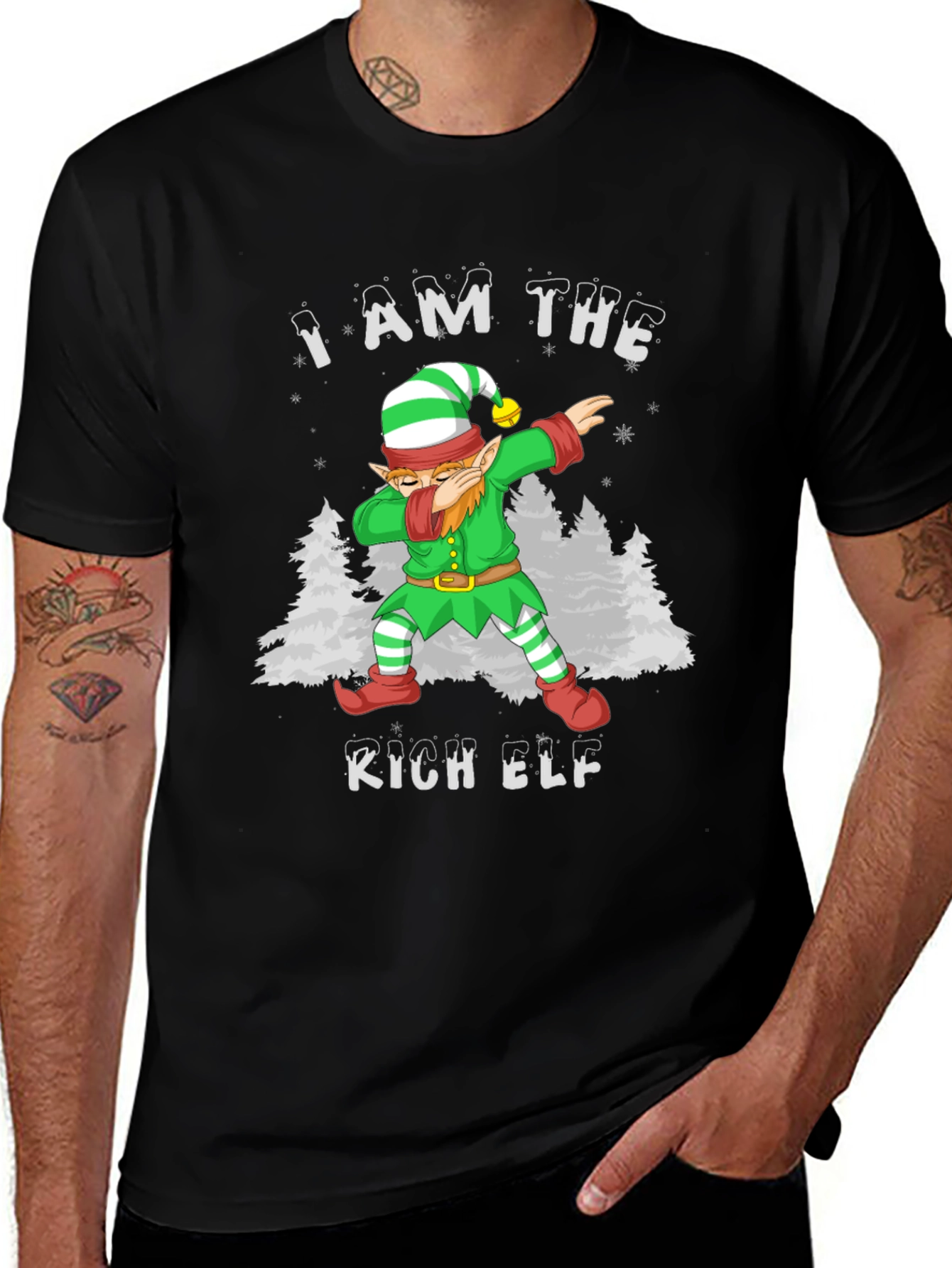 I am the Rich Elf Christmas T-Shirt