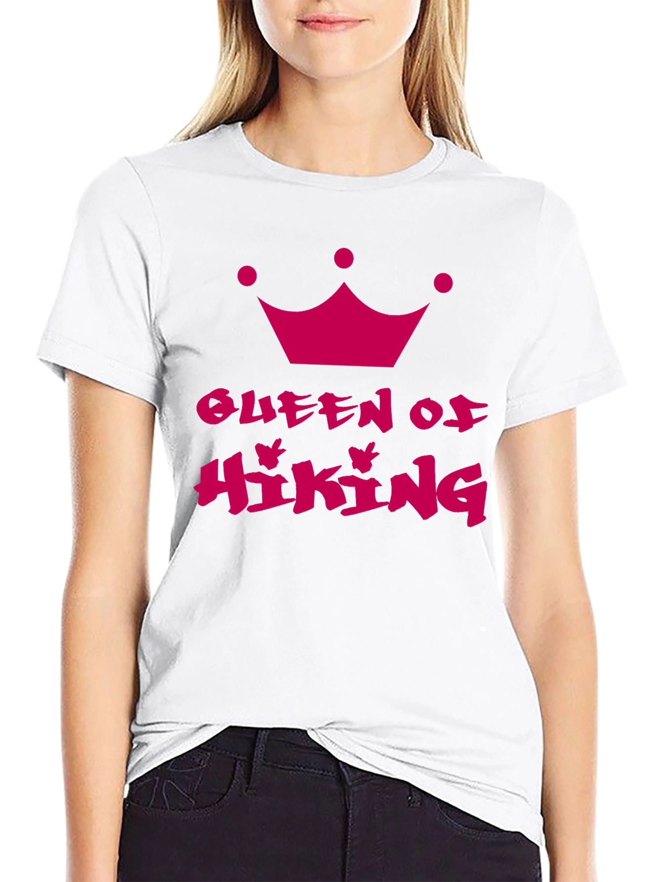 Queen of Hiking Black T-Shirt