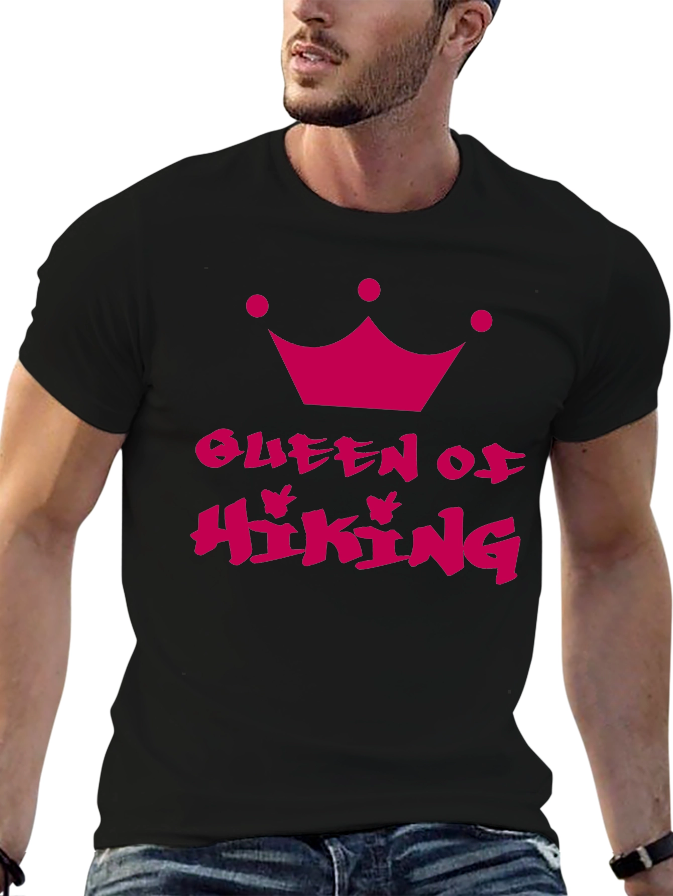 Queen of Hiking Black T-Shirt