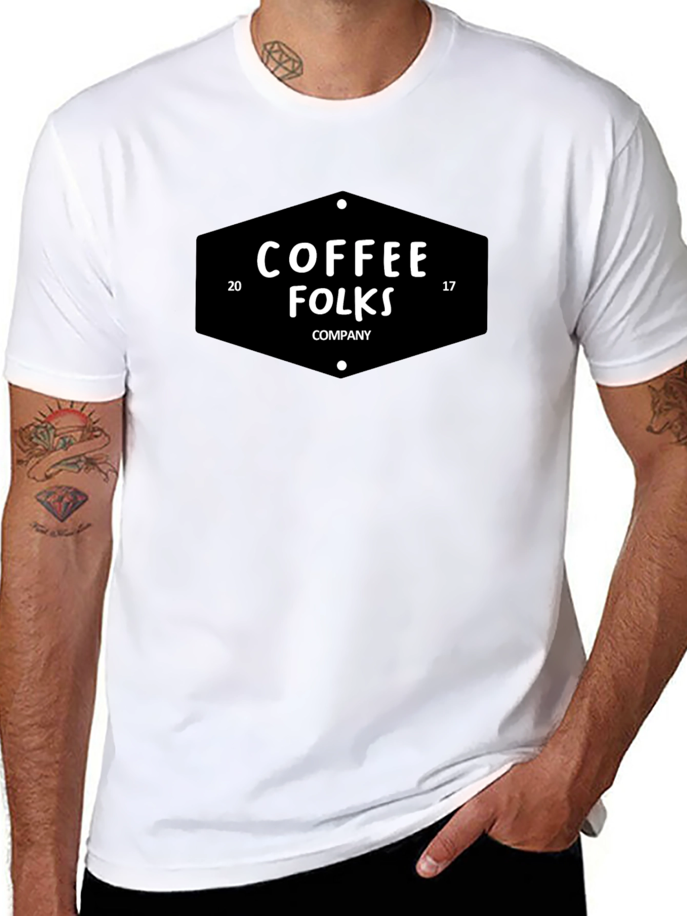 Coffee Folks Company T-Shirt - Black