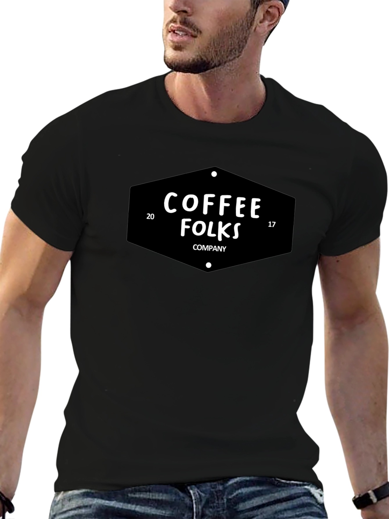 Coffee Folks Company T-Shirt - Black