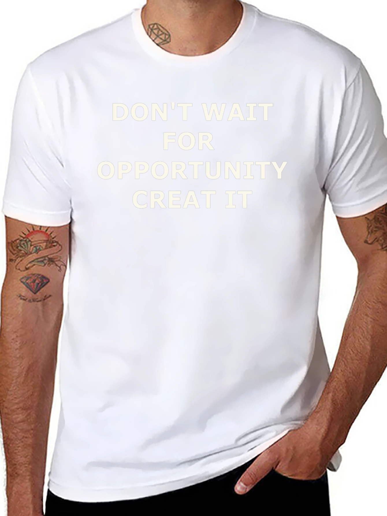 Motivational Graphic Tee - Create Opportunity
