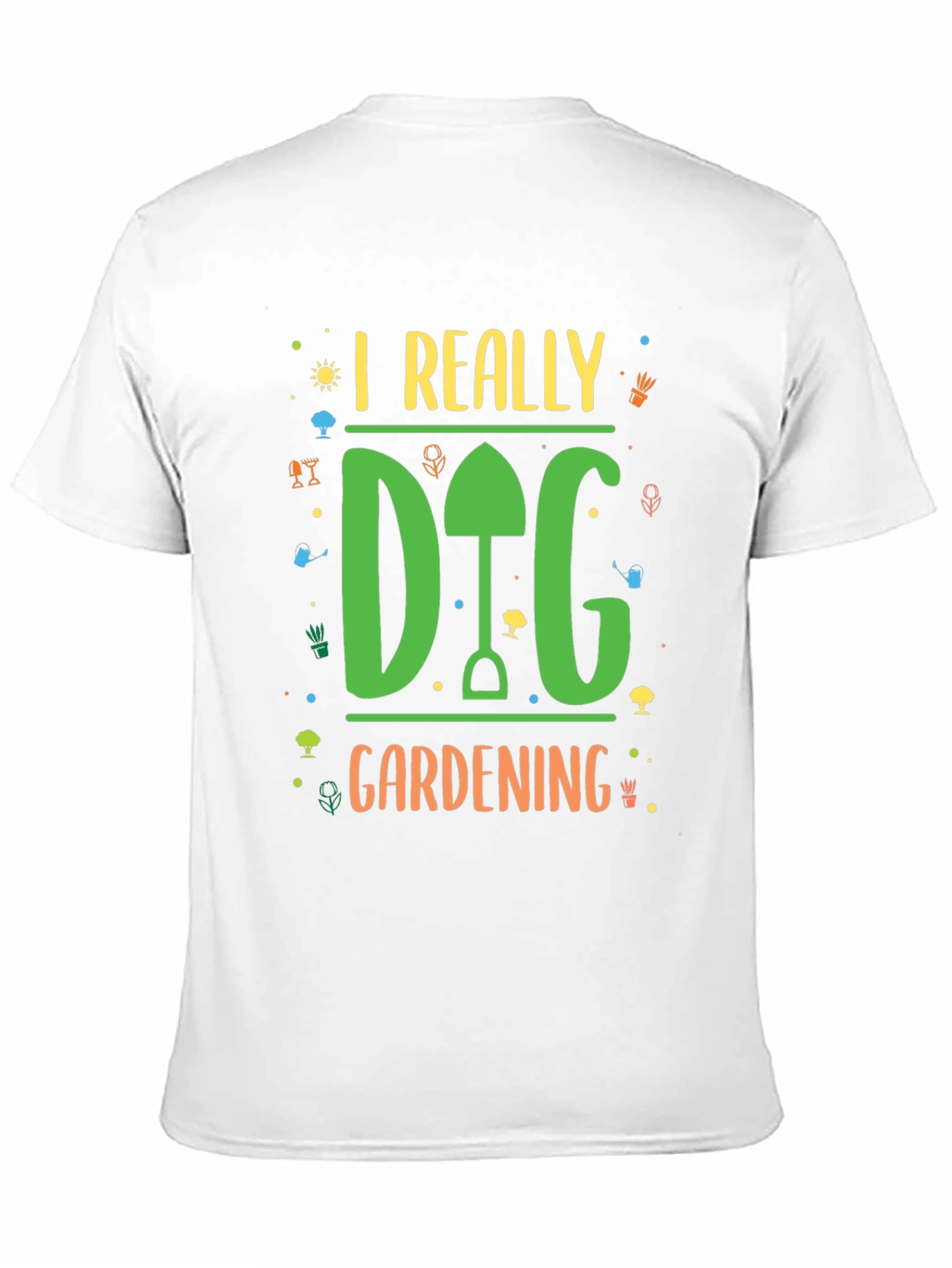 I Really Dig Gardening Black T-Shirt