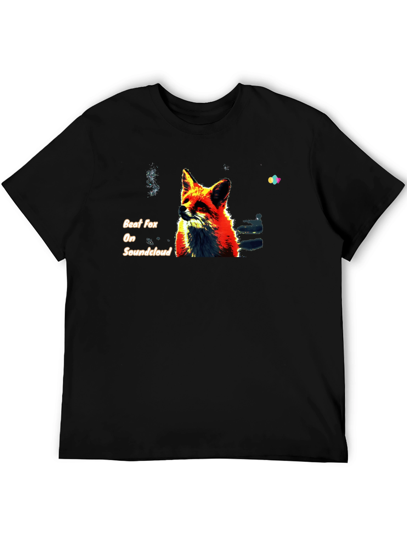 Beat Fox on Soundcloud Black T-Shirt