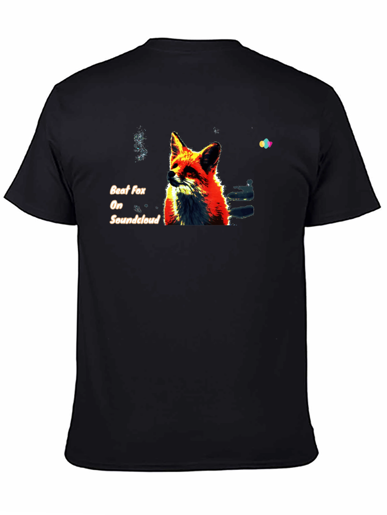 Beat Fox on Soundcloud Black T-Shirt