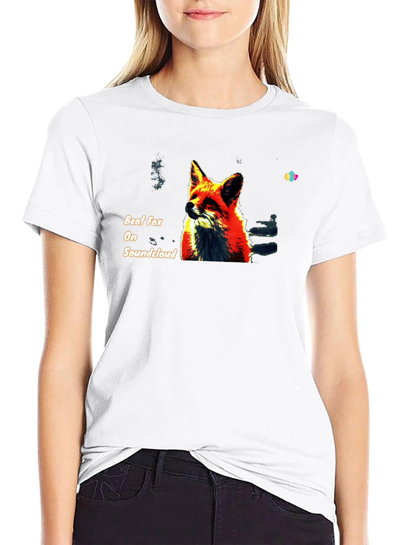 Beat Fox on Soundcloud Black T-Shirt