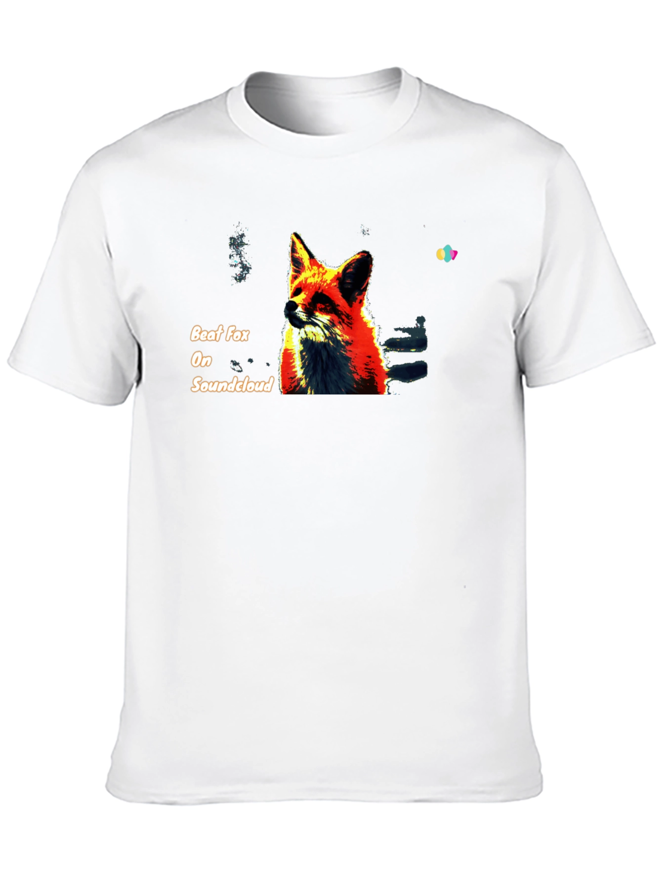 Beat Fox on Soundcloud Black T-Shirt