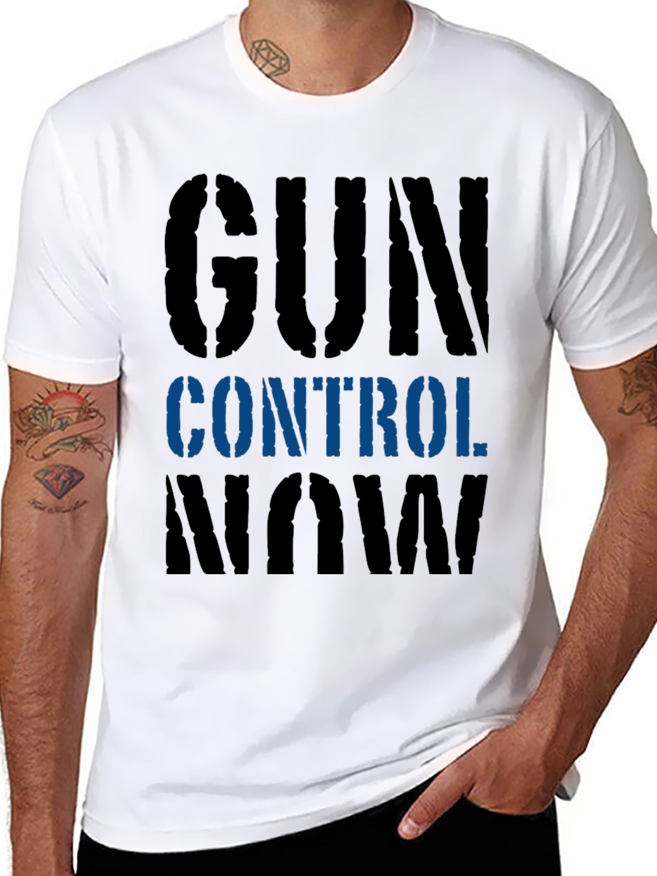Gun Control Now T-Shirt - Pro Safety Awareness Tee