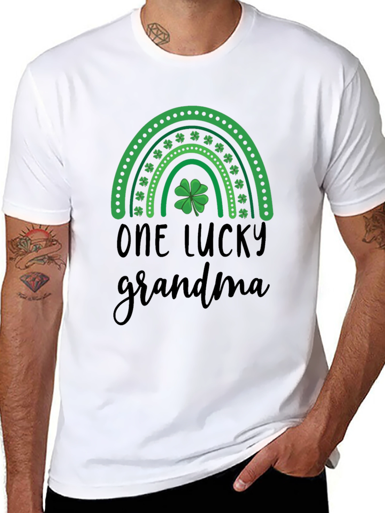 One Lucky Grandma St. Patricks Day T-Shirt