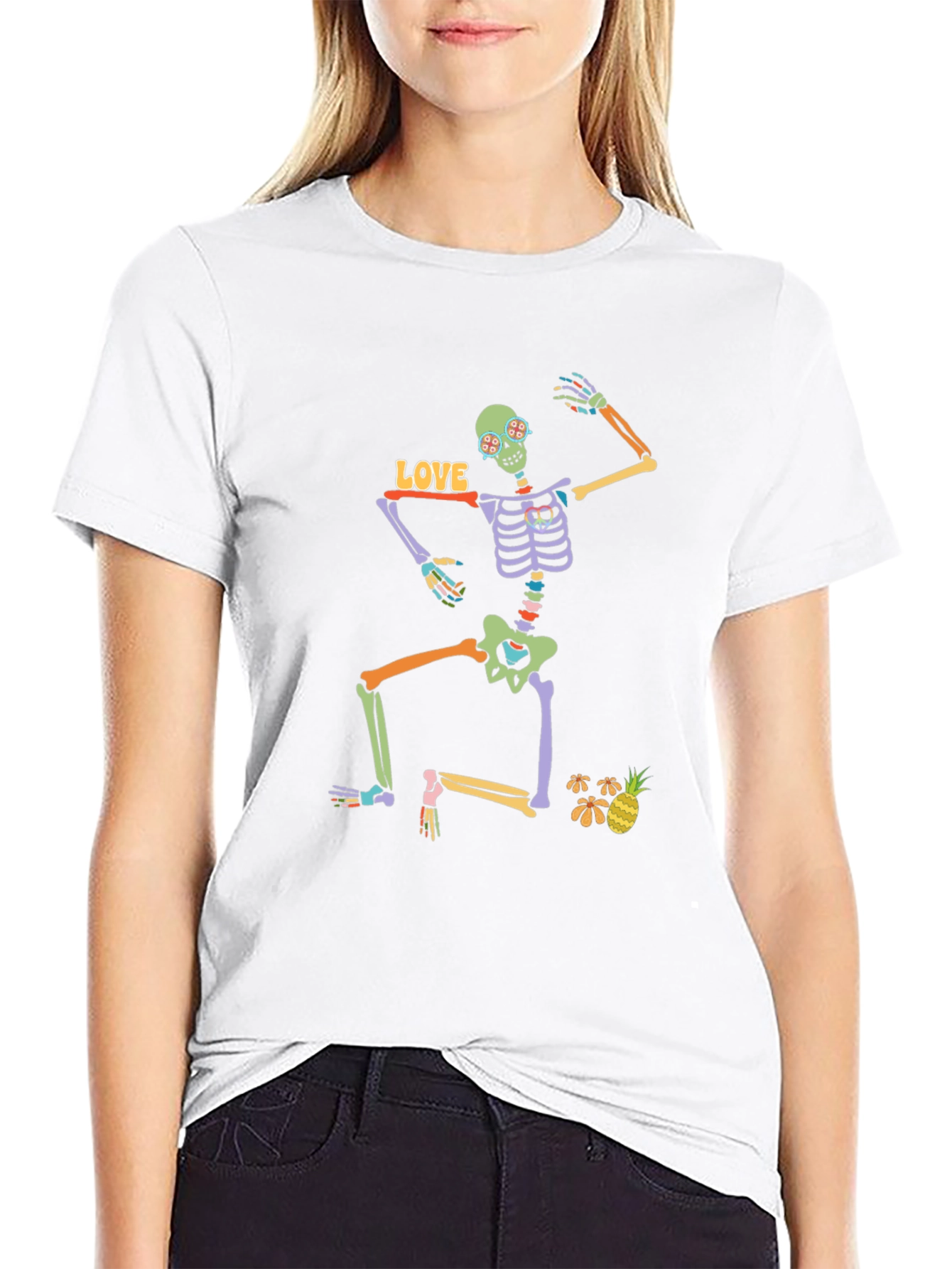 Dancing Skeleton Graphic Tee