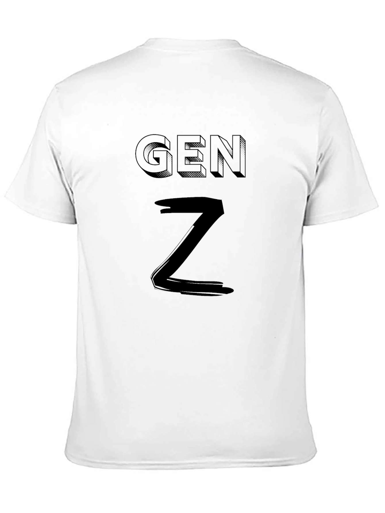 Gen Z Black Graphic Tee - Millennial Humor