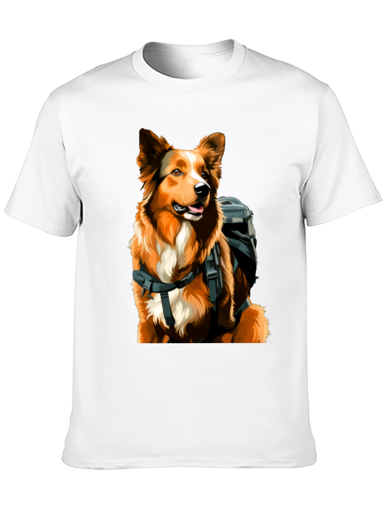Dog Hiker Graphic Tee - Adventure Ready!