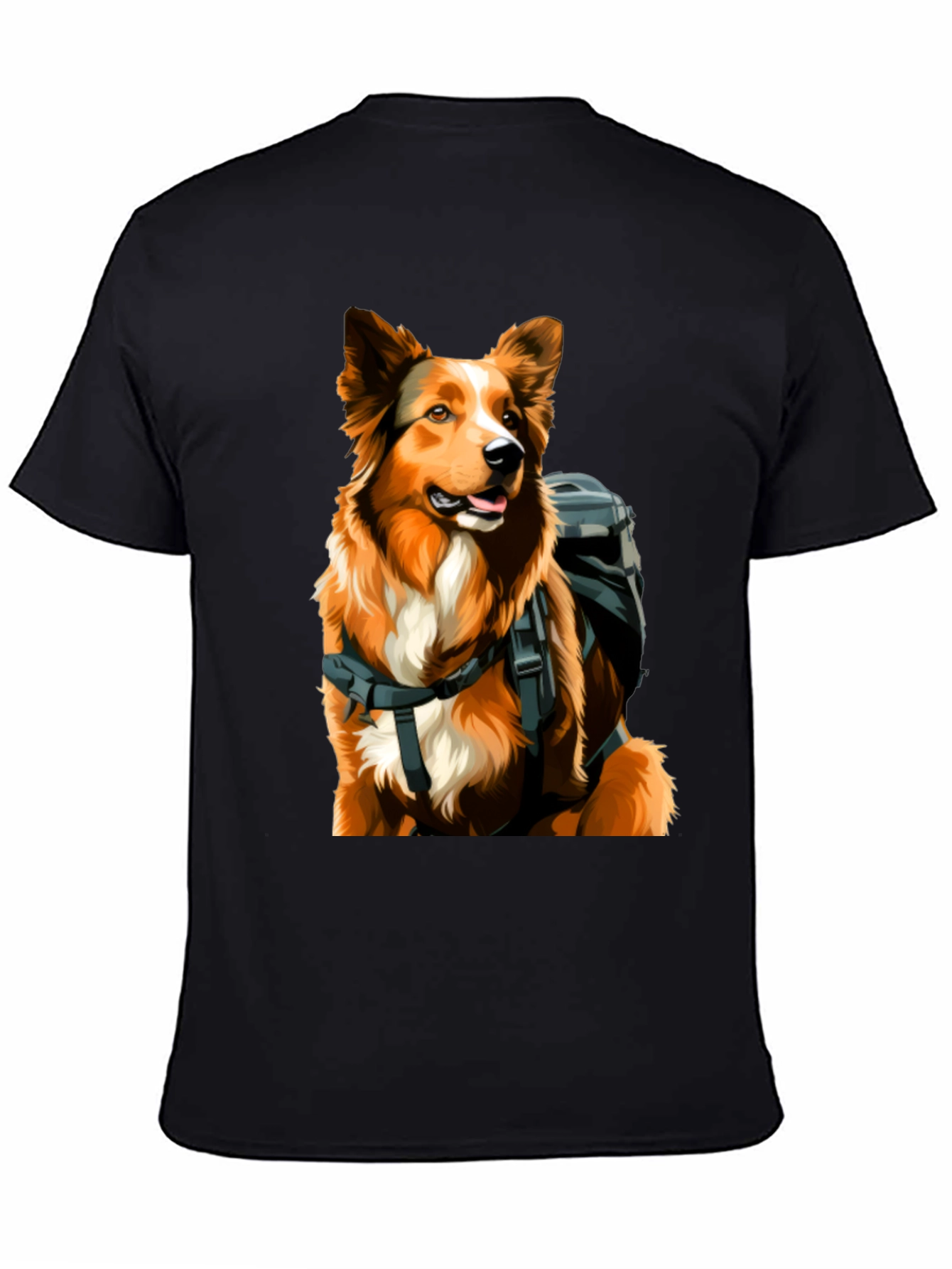Dog Hiker Graphic Tee - Adventure Ready!