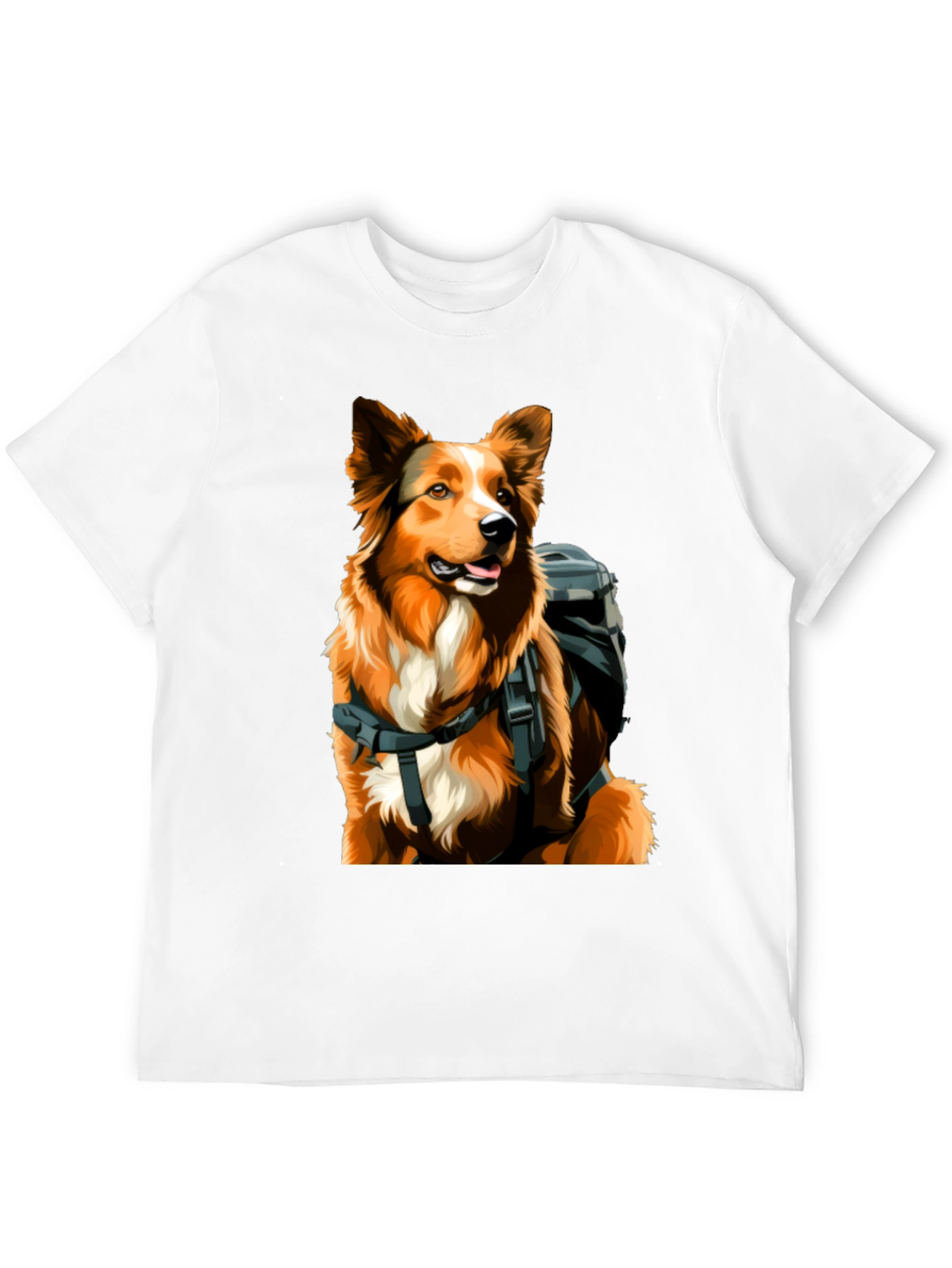 Dog Hiker Graphic Tee - Adventure Ready!