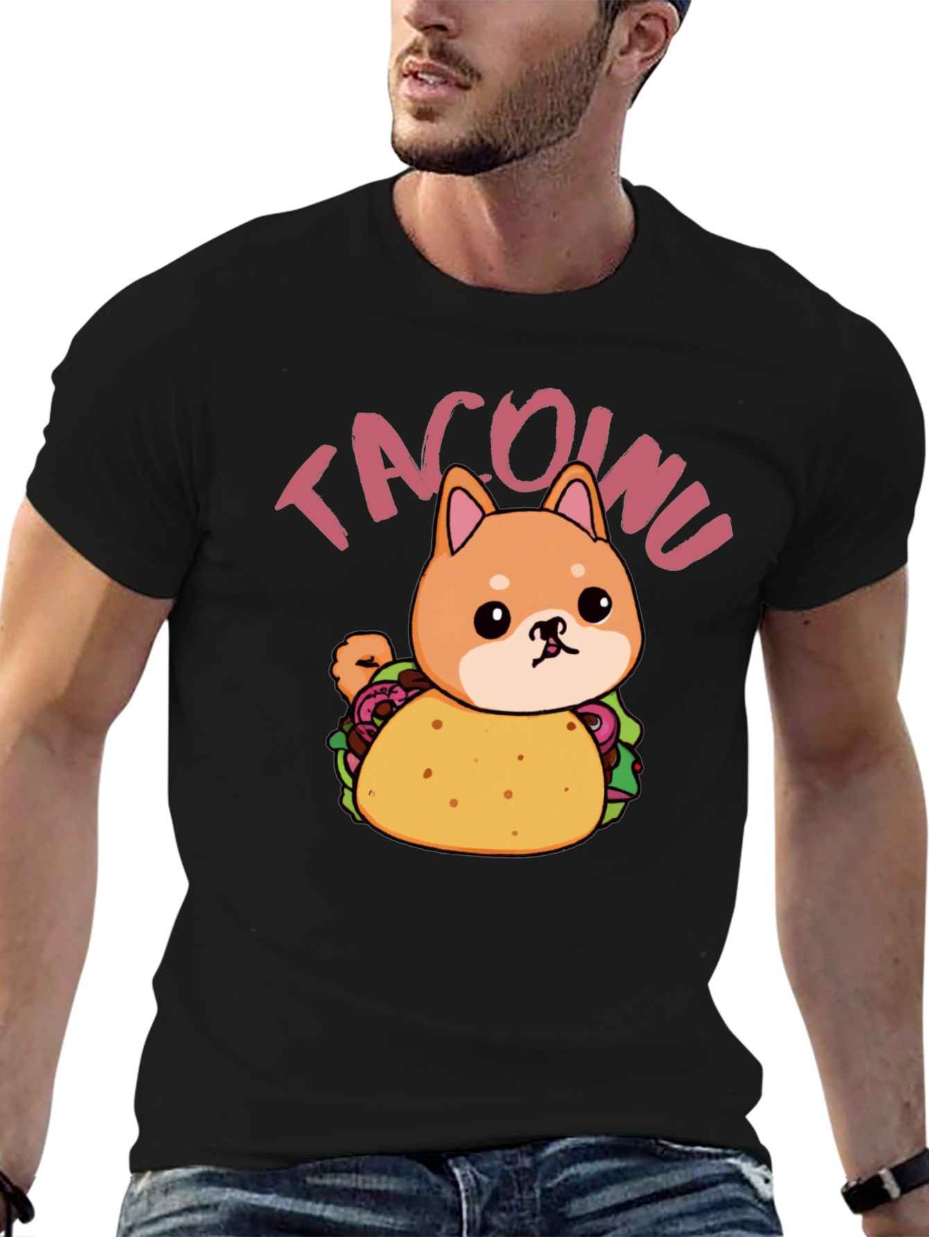 Tacoinu Black T-Shirt