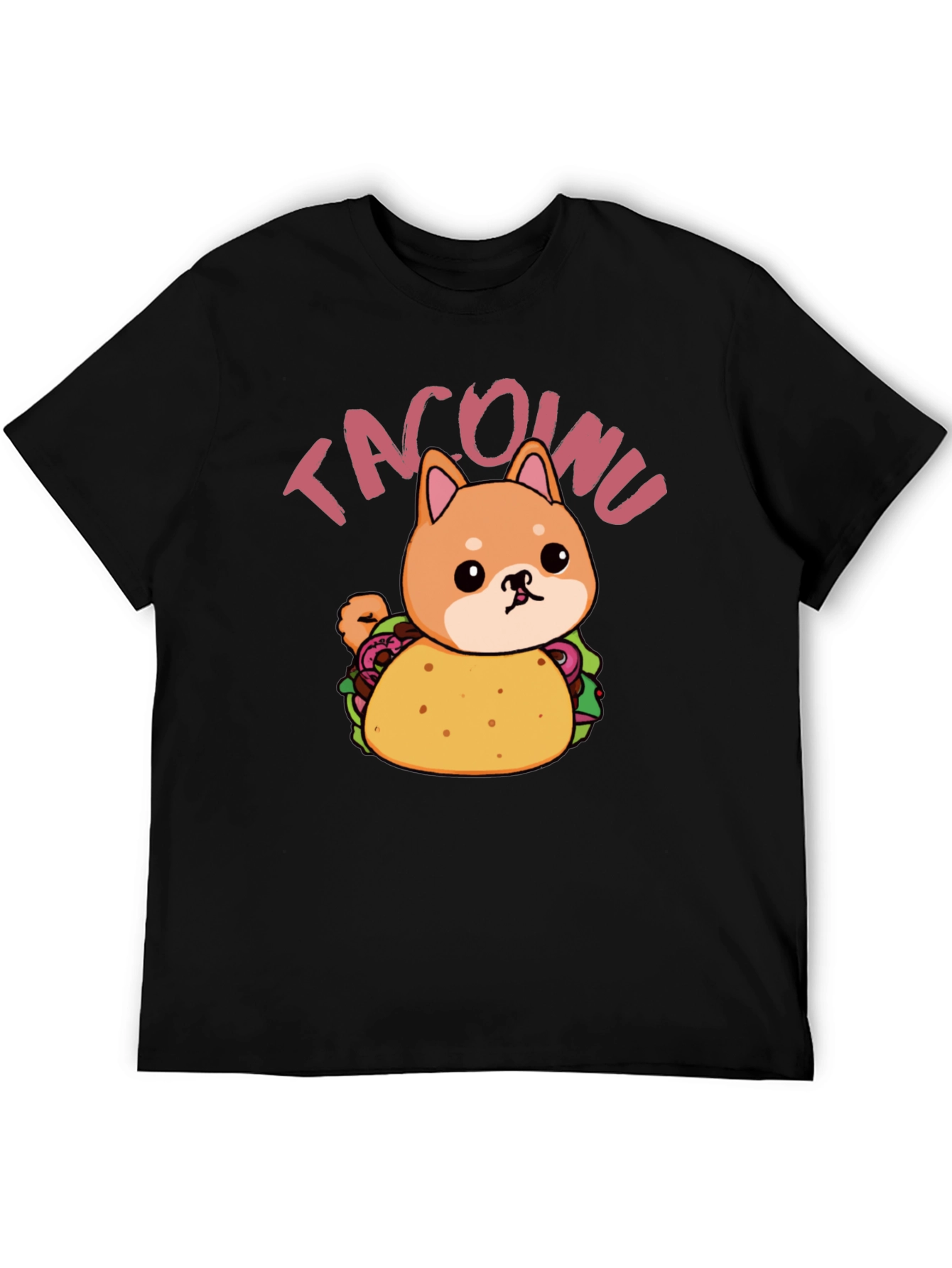 Tacoinu Black T-Shirt