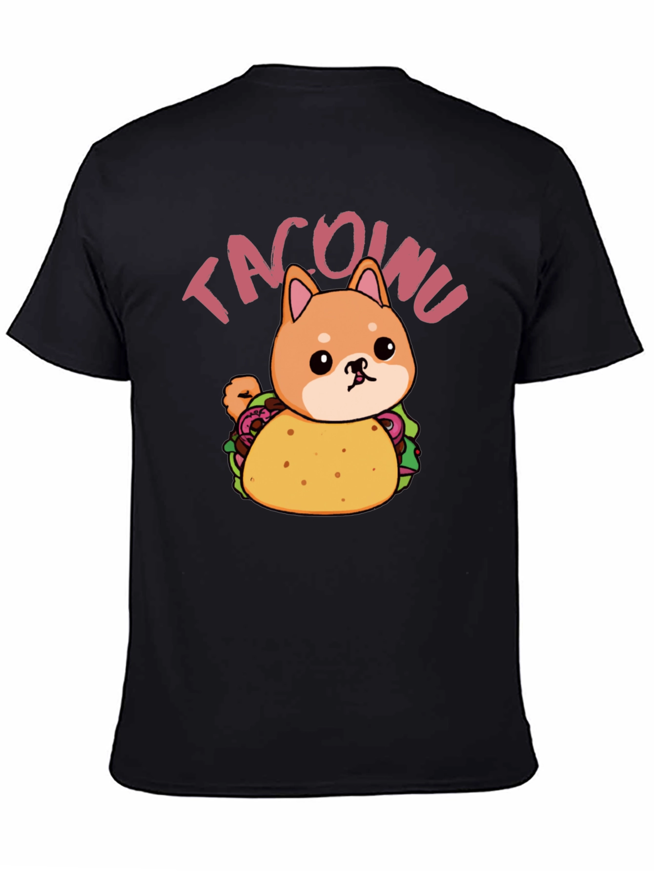 Tacoinu Black T-Shirt