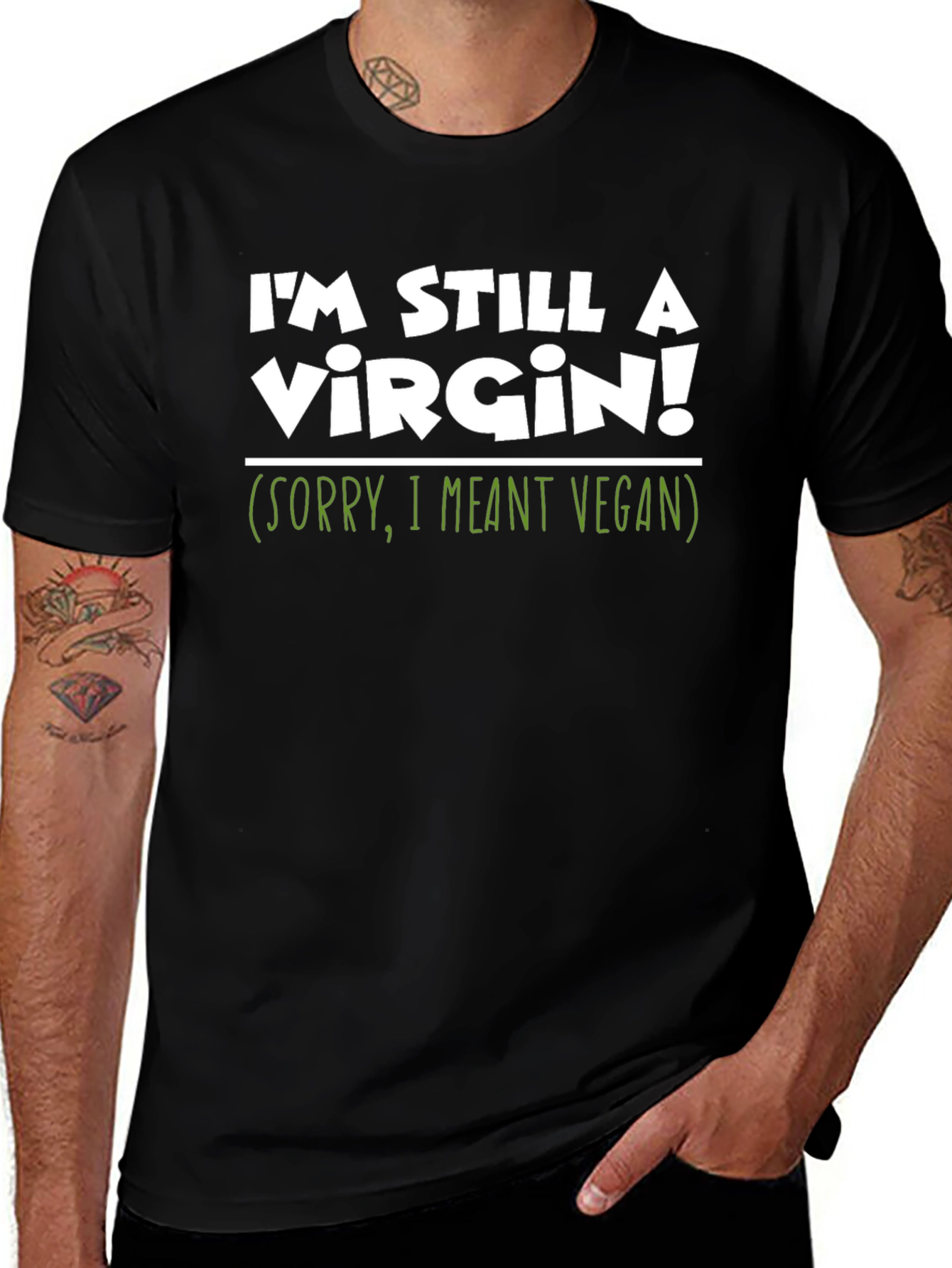 Im Still A Virgin! Vegan T-Shirt
