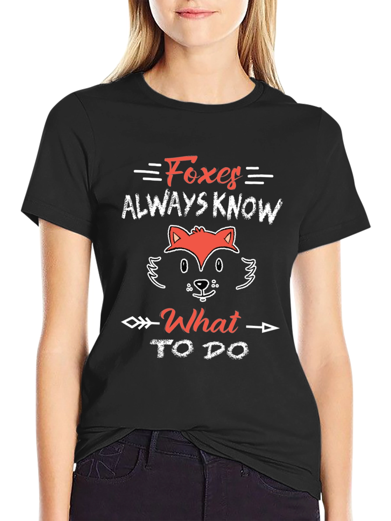 Foxes Always Know T-Shirt - Cute Animal Graphic Tee