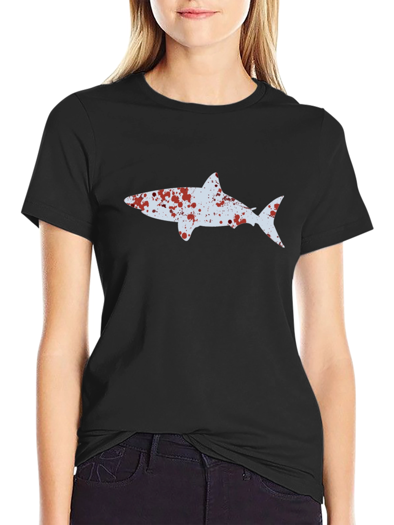 Bloody Shark Graphic Tee