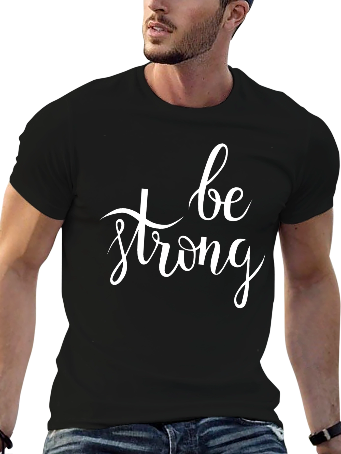 Be Strong Black T-Shirt