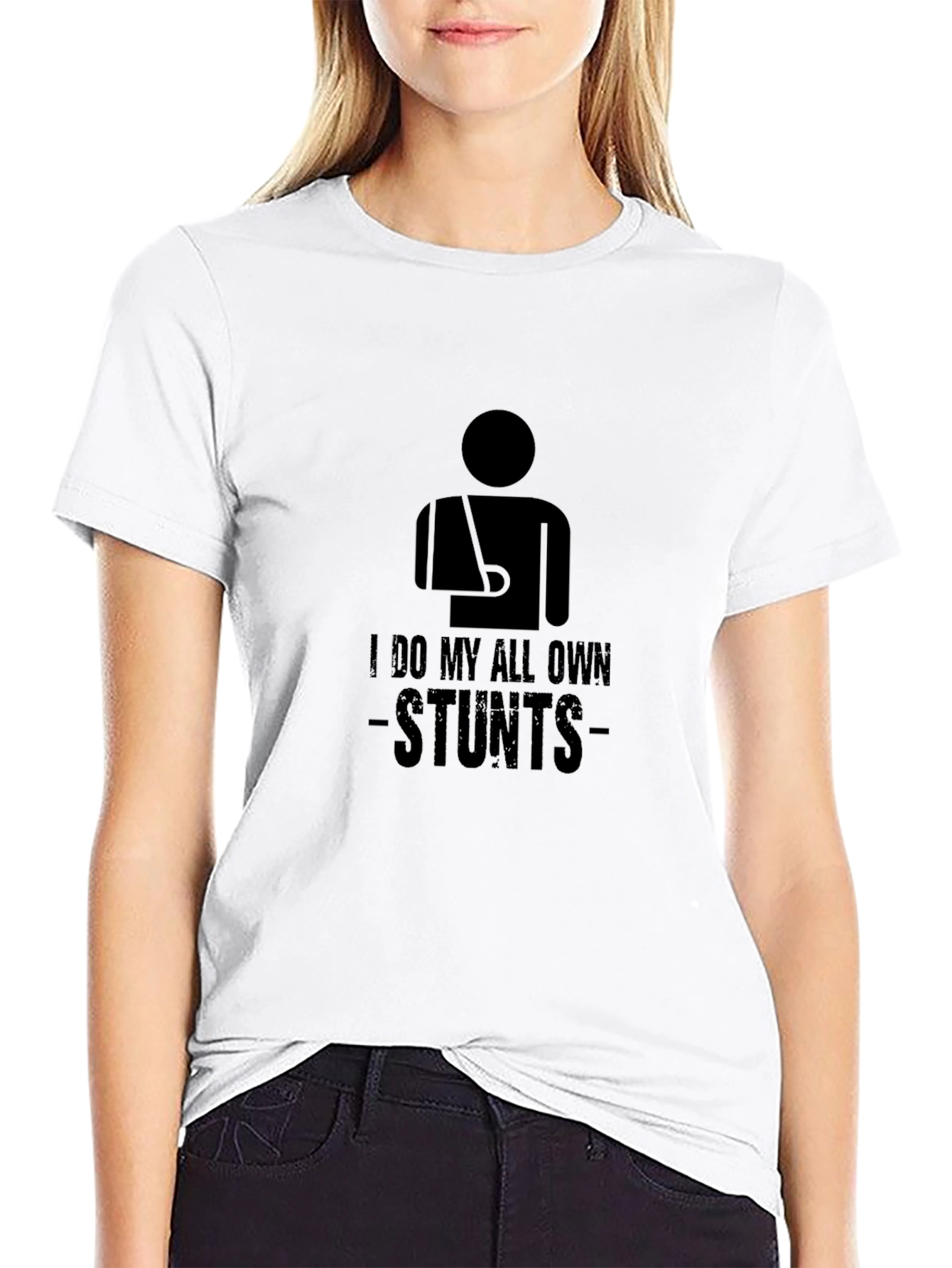 I Do My Own Stunts Graphic Tee