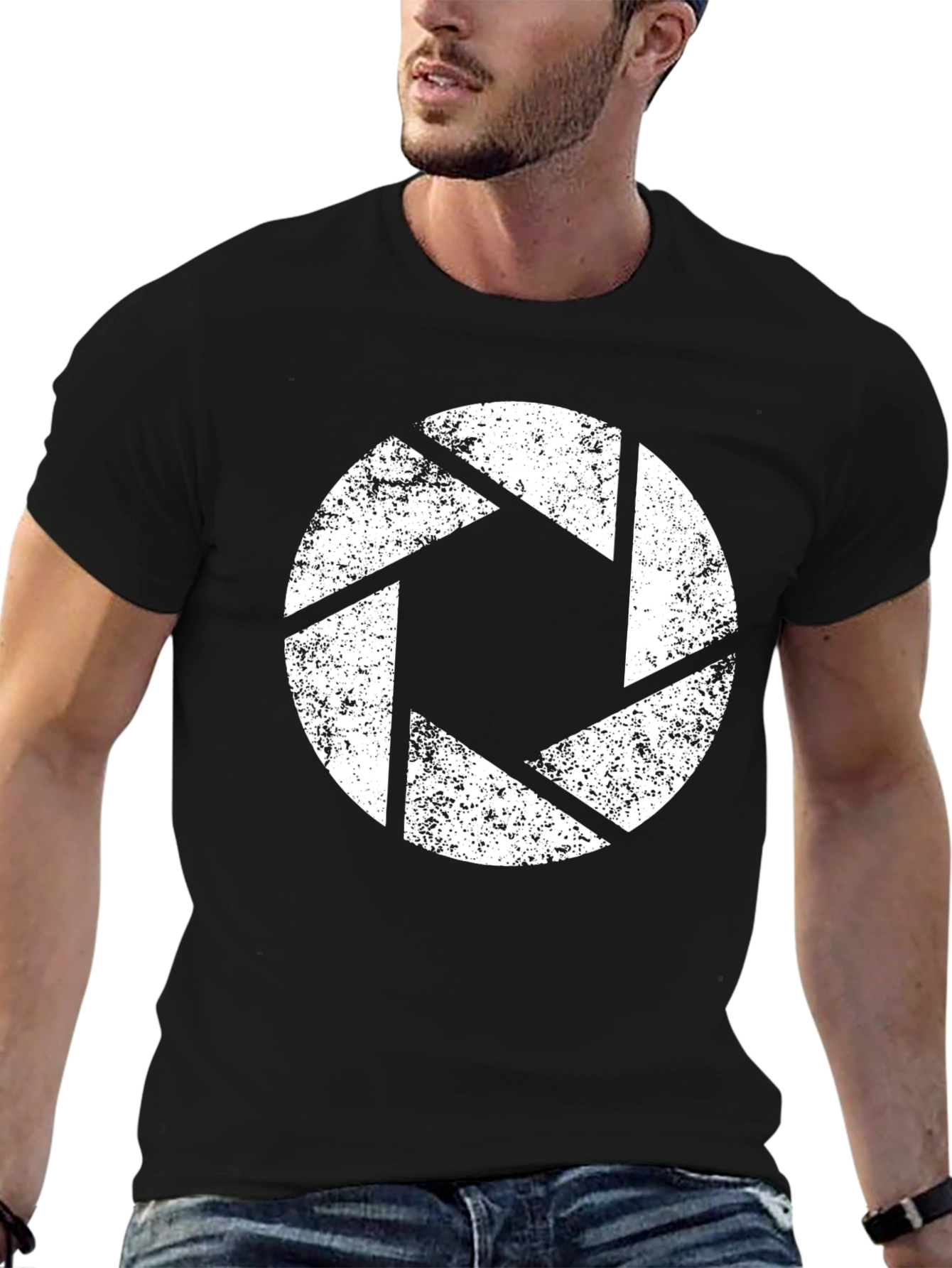 Aperture Science Logo T-Shirt - Black Cotton Tee
