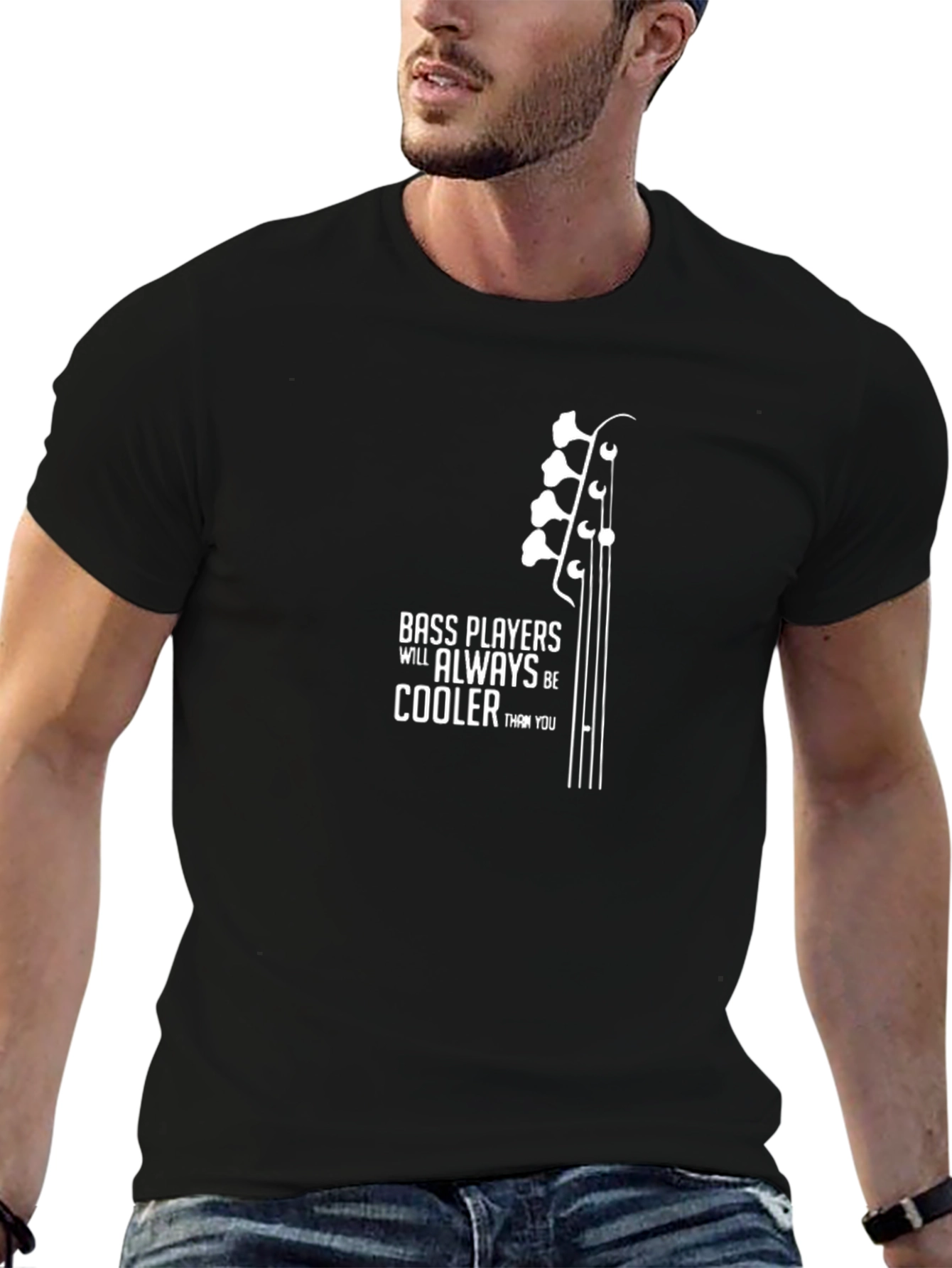 Bass Players are Cooler T-Shirt - Musician Tee