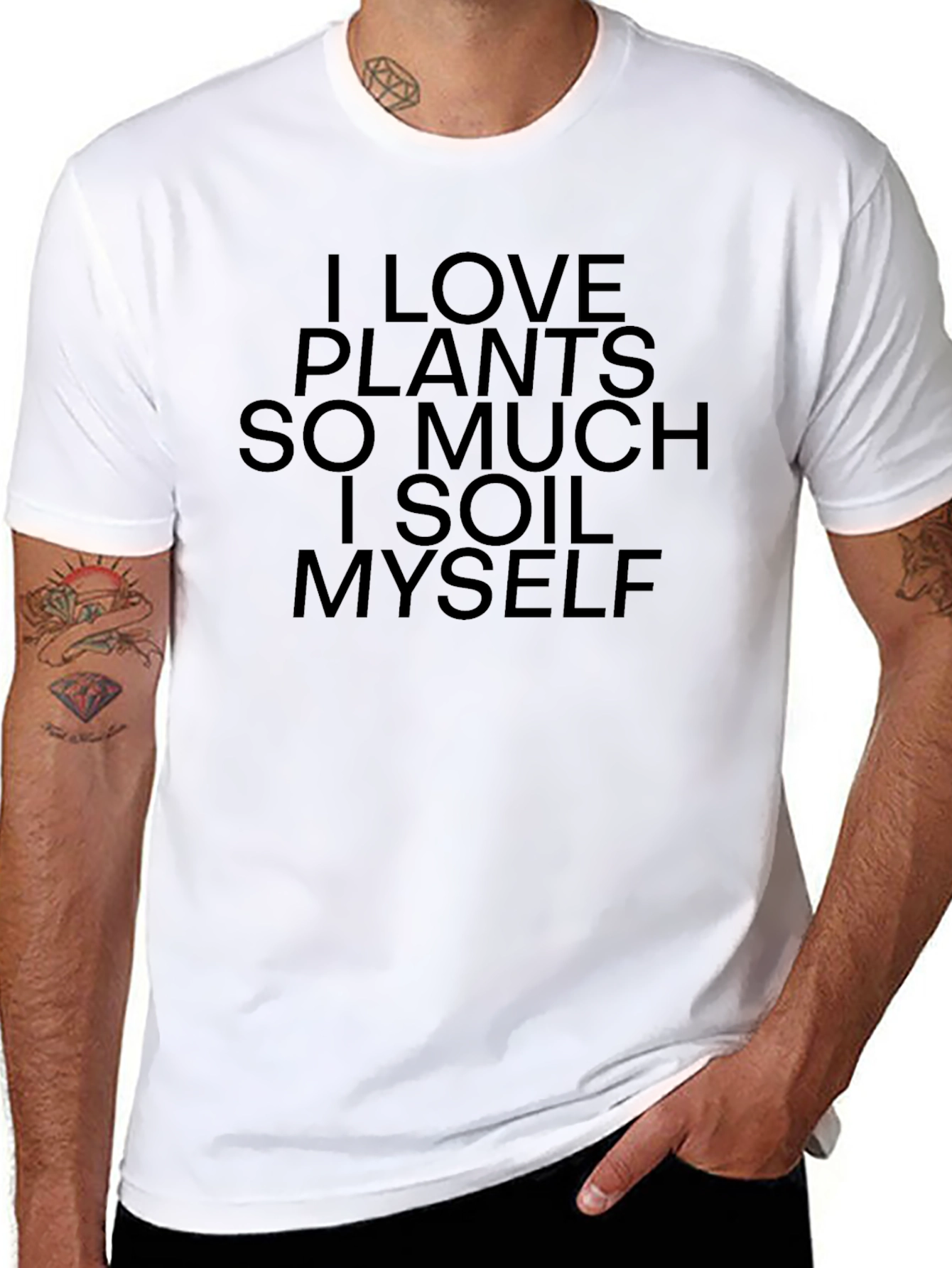 I Love Plants T-Shirt - Funny Gardening Shirt