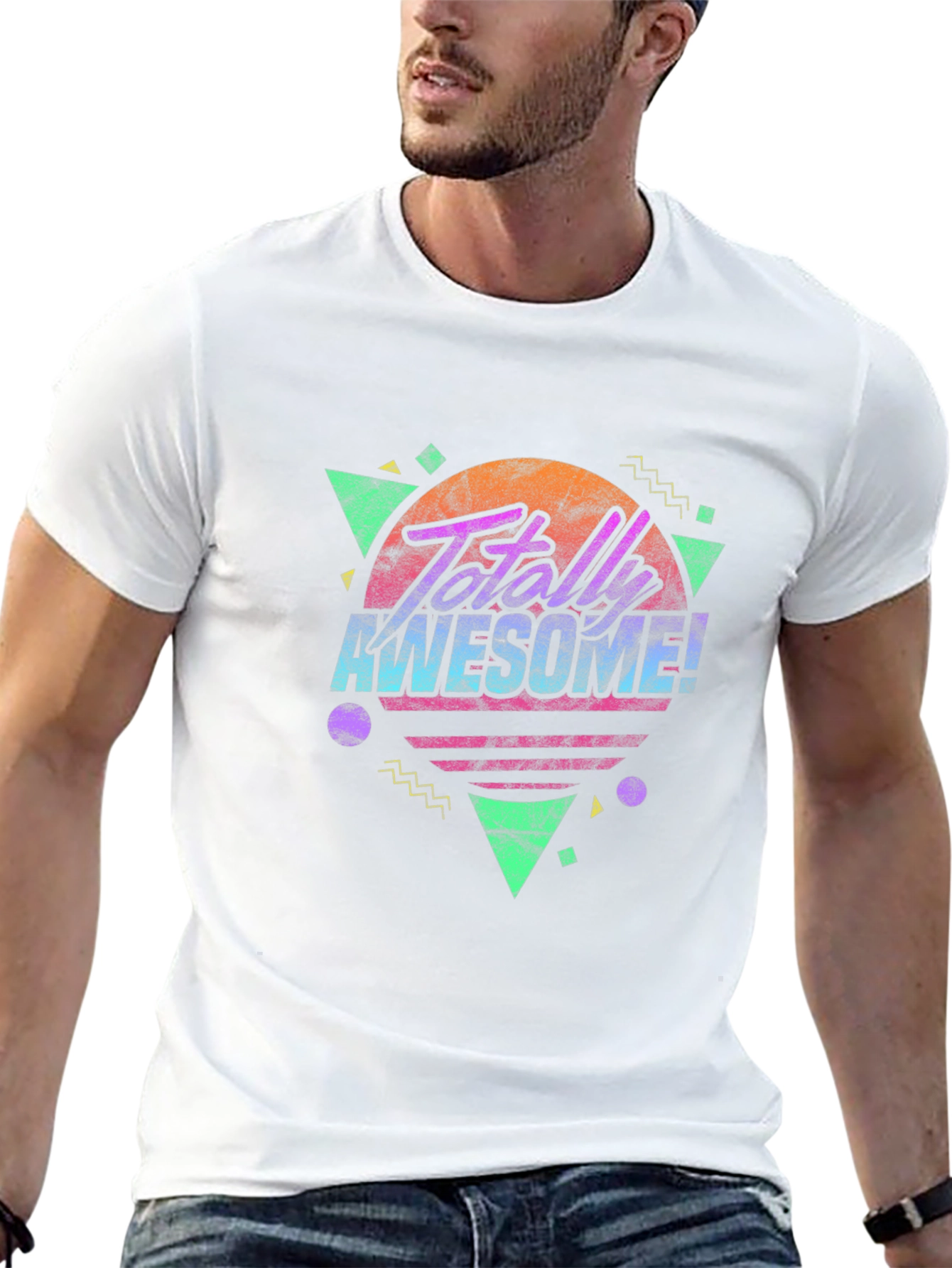 Totally Awesome! Retro 80s Graphic Tee