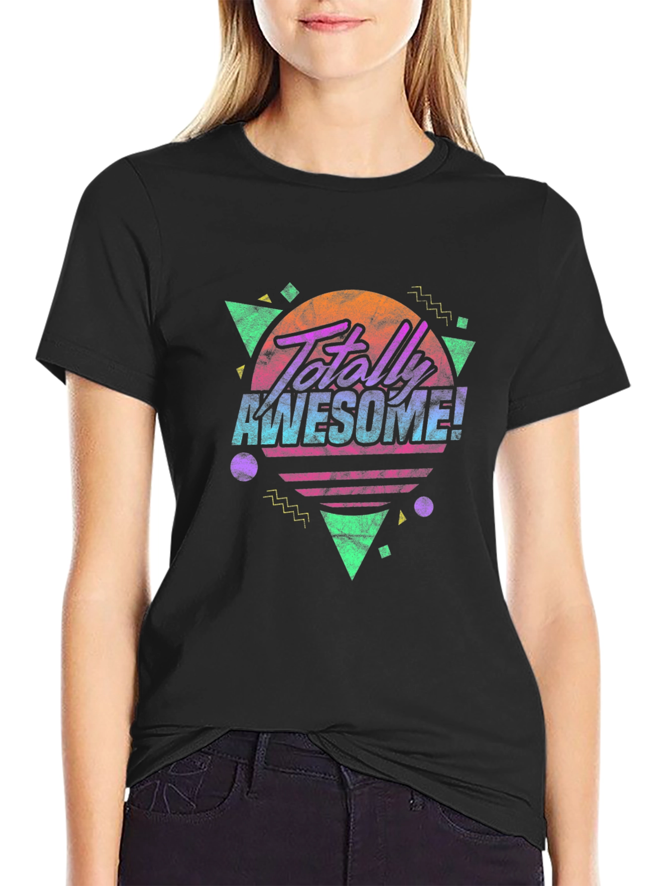 Totally Awesome! Retro 80s Graphic Tee