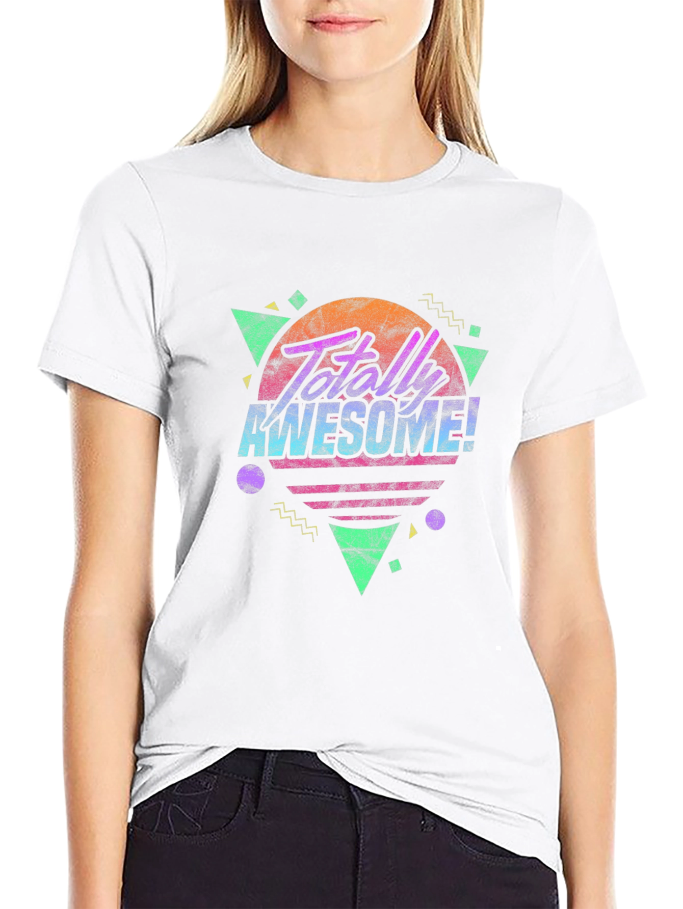 Totally Awesome! Retro 80s Graphic Tee