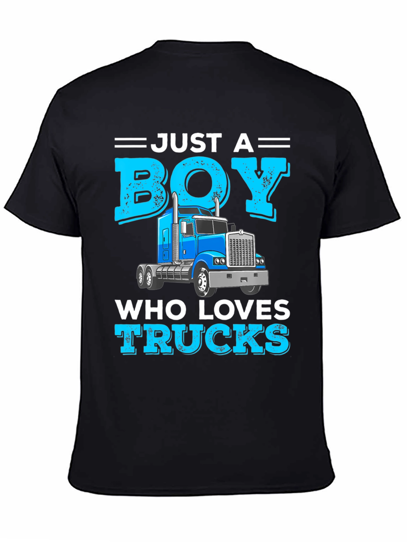 Just a Boy Who Loves Trucks T-Shirt