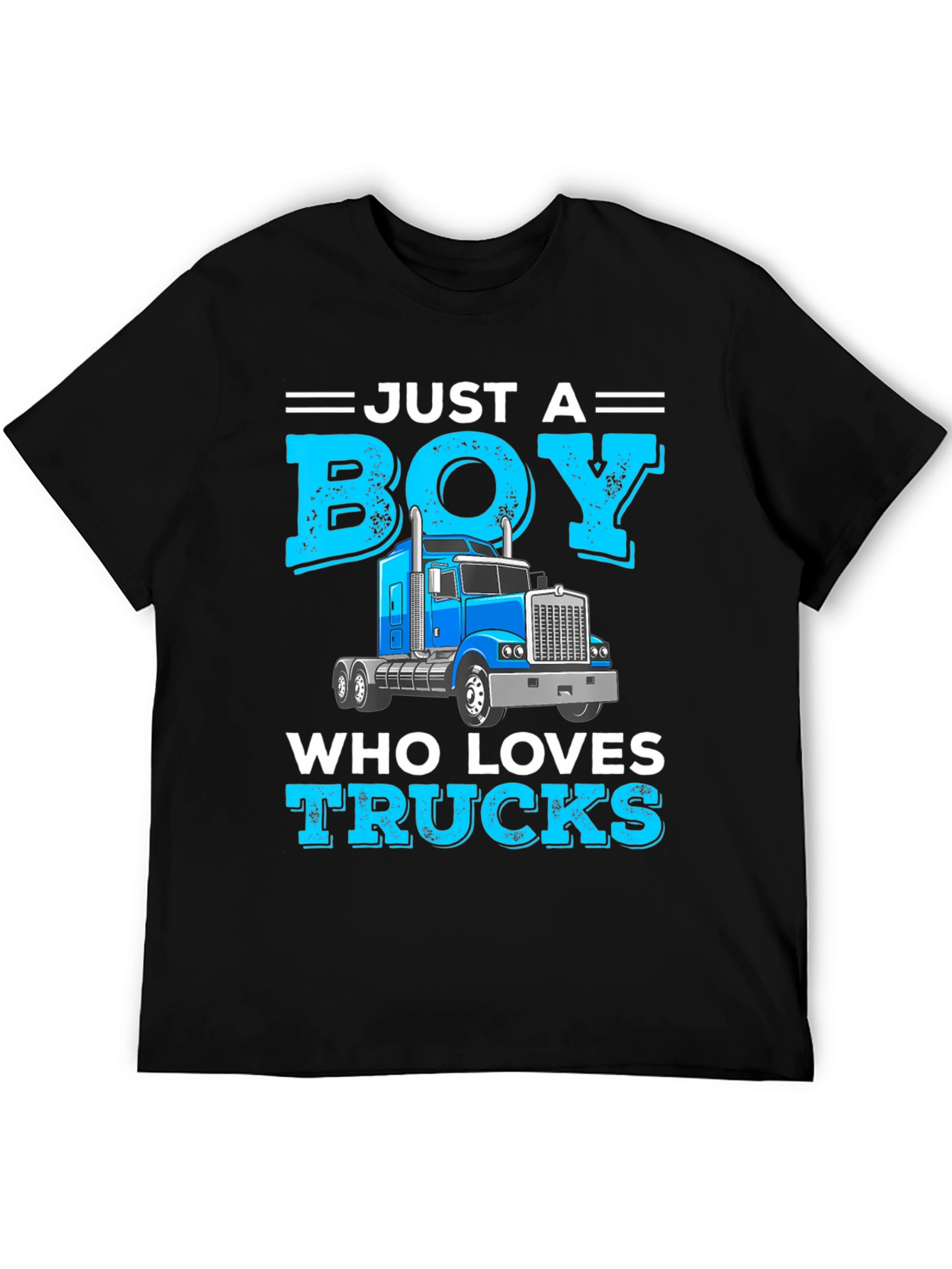 Just a Boy Who Loves Trucks T-Shirt